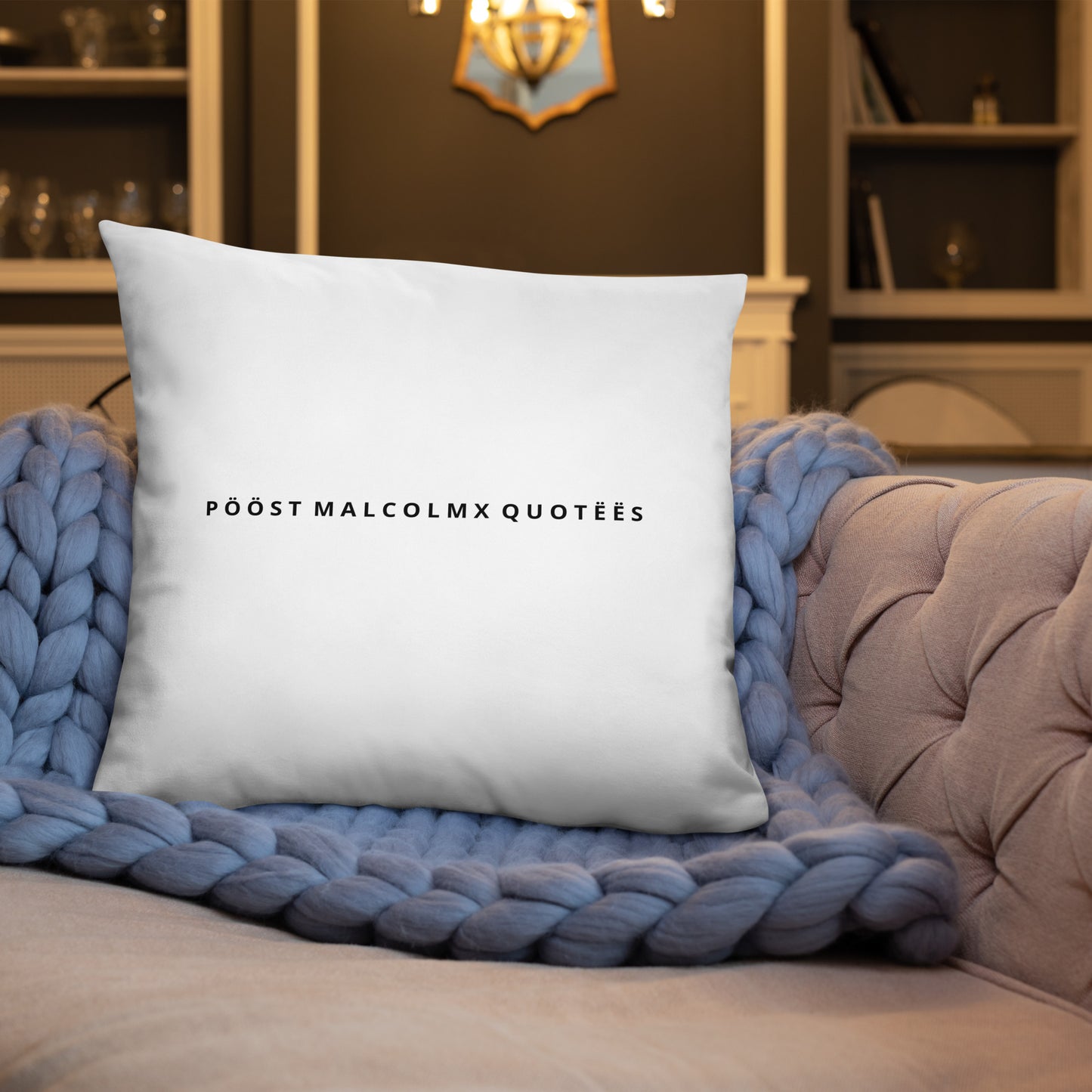 Basic Pillow post malcolm and mlk