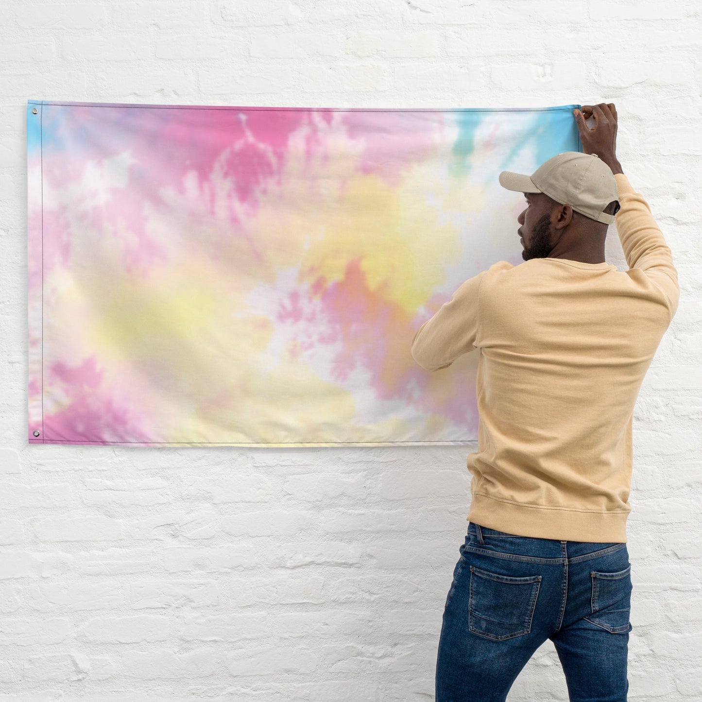 Flag cotton candy on sale!