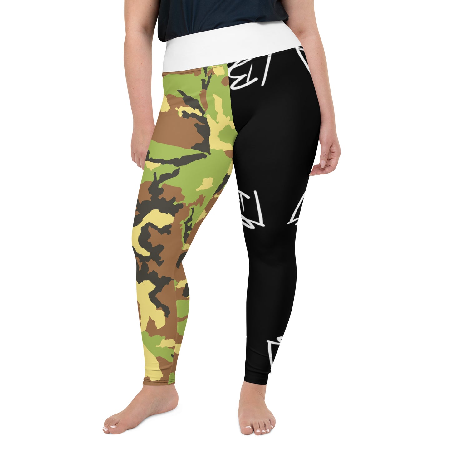 All-Over Print Plus Size Leggings