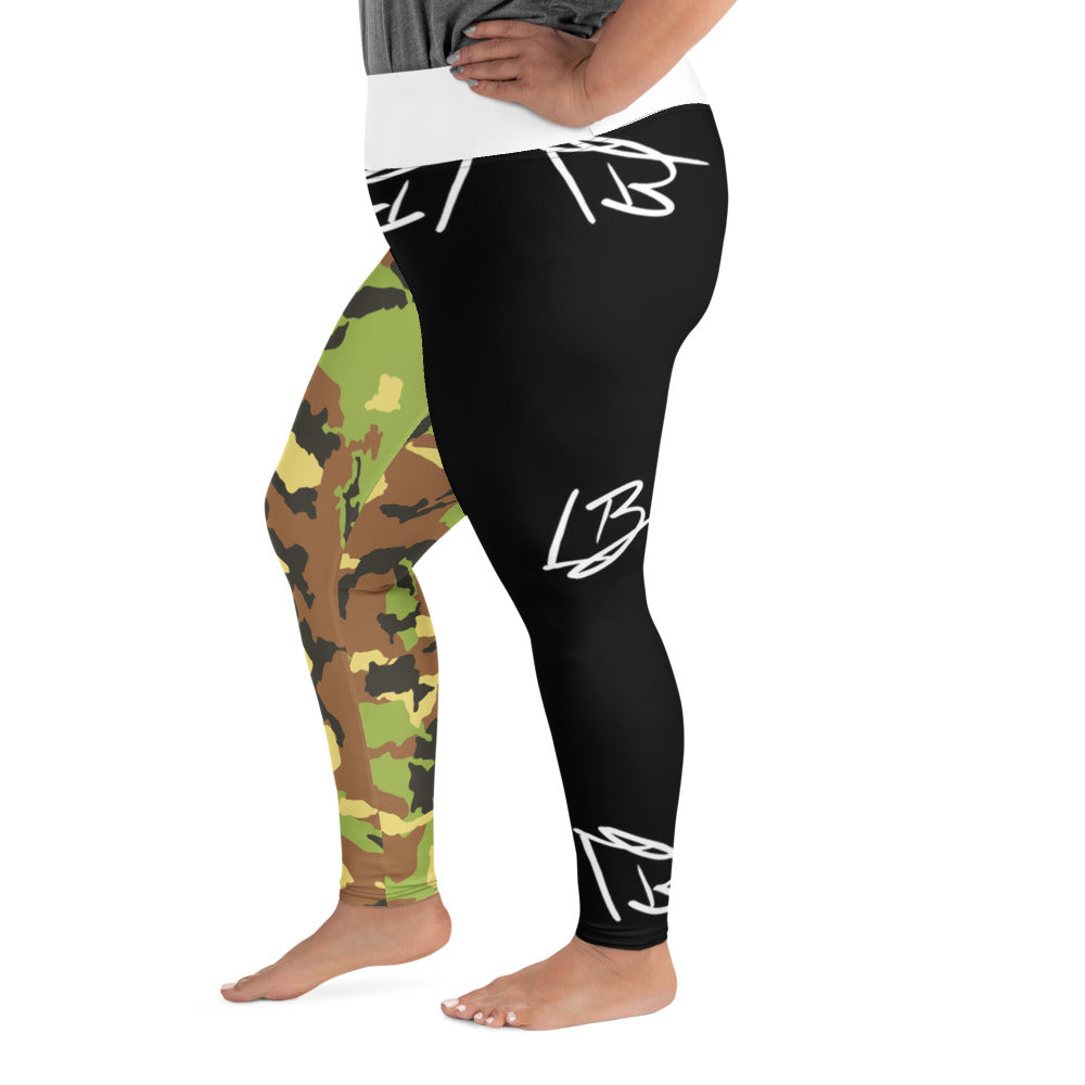 All-Over Print Plus Size Leggings