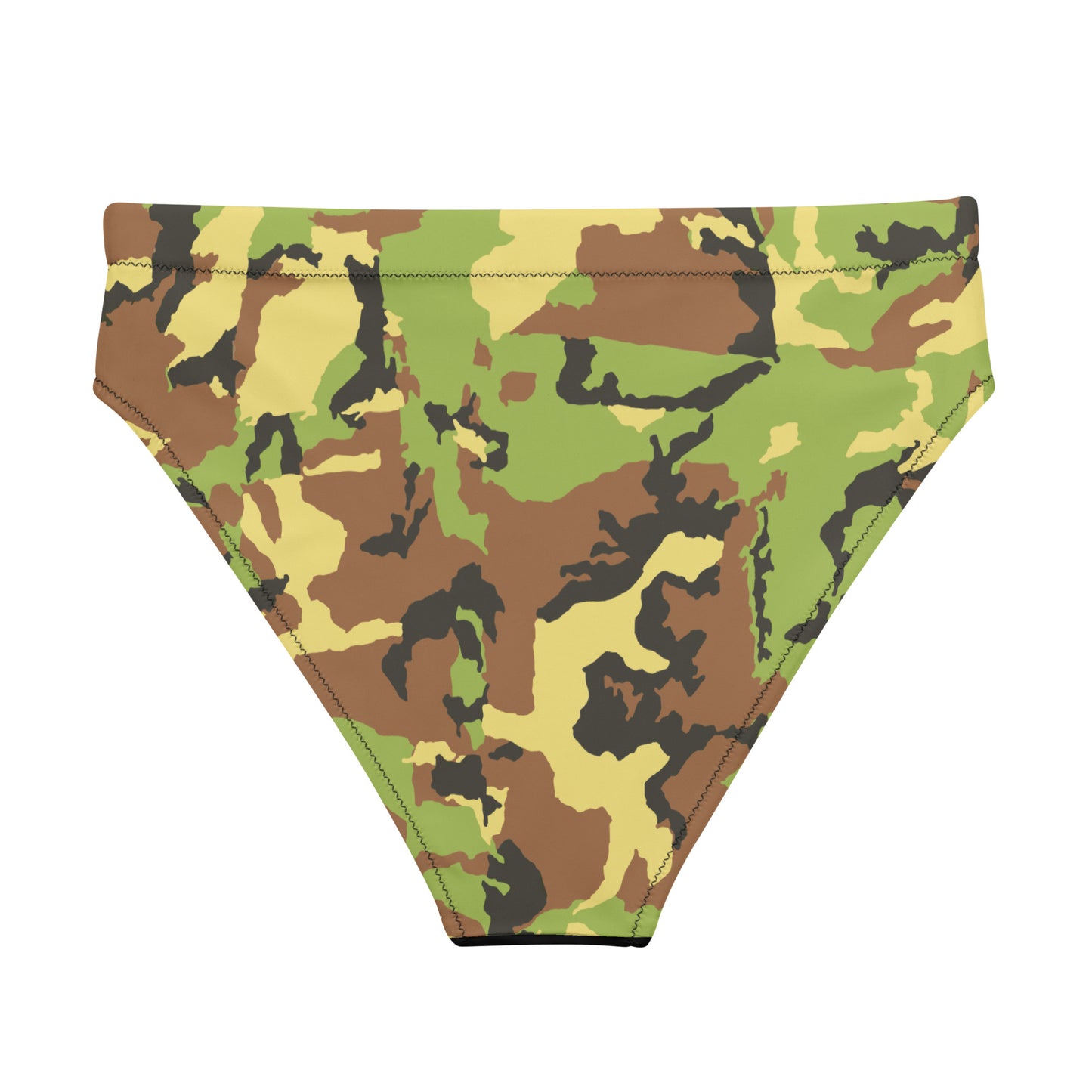 Recycled high-waisted bikini bottom