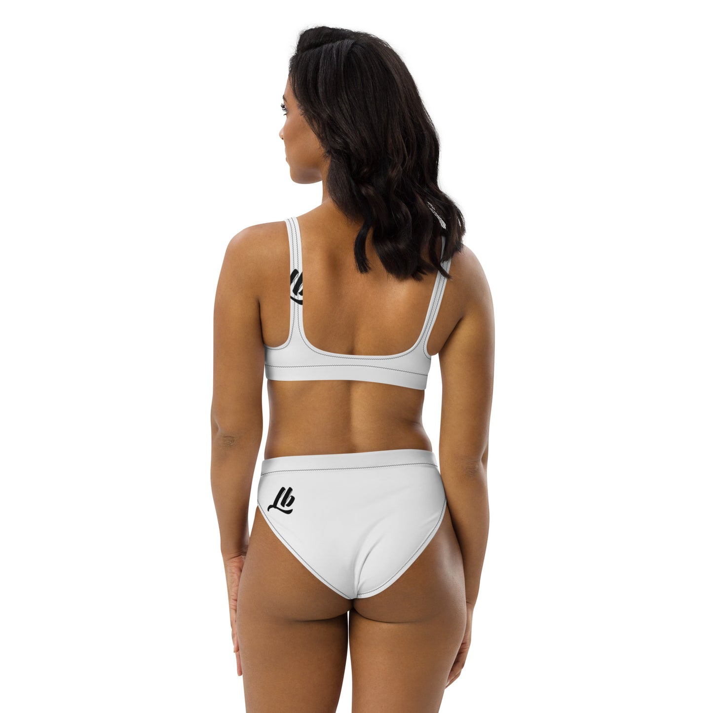 Recycled high-waisted bikini