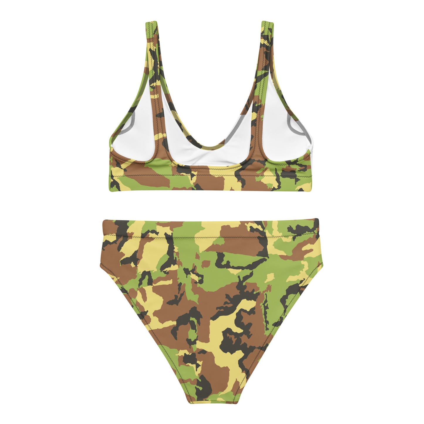 Recycled high-waisted bikini