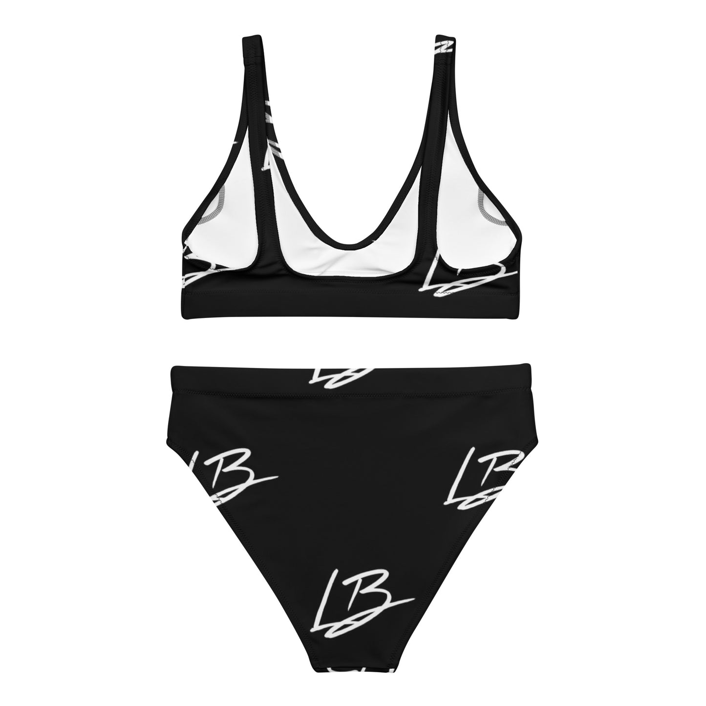 Recycled high-waisted bikini