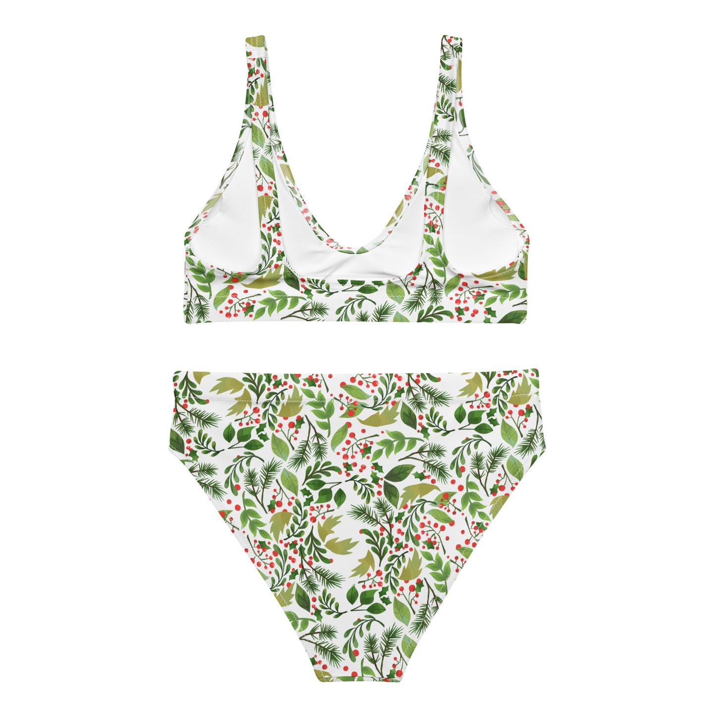 Recycled high-waisted bikini