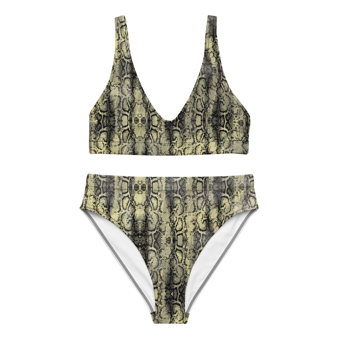 Recycled high-waisted bikini