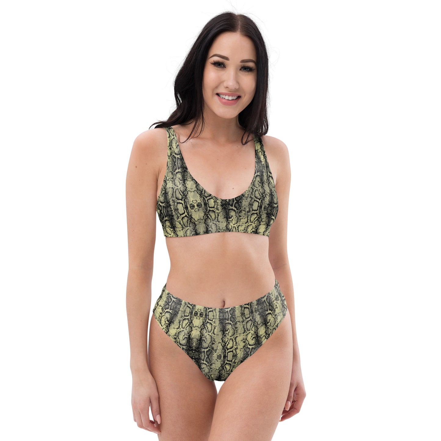 Recycled high-waisted bikini