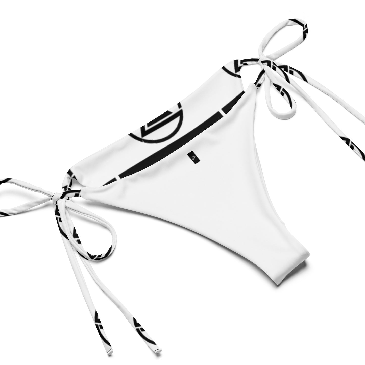 All-over print recycled string bikini