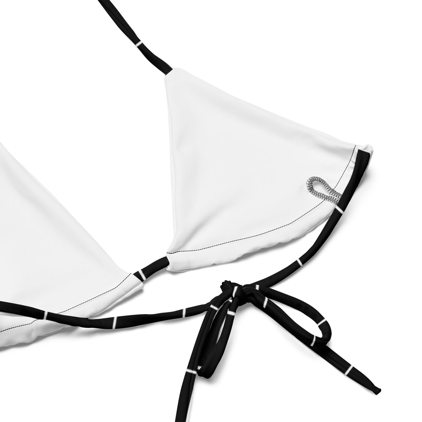 All-over print recycled string bikini