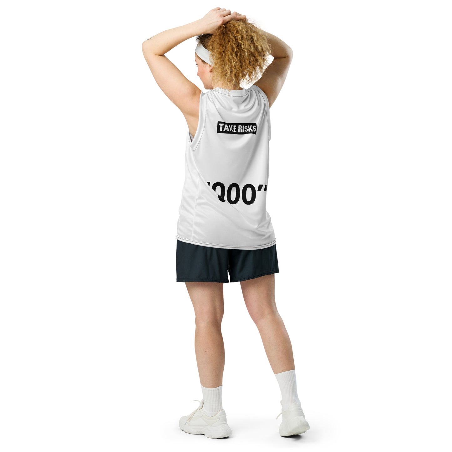 Recycled unisex basketball jersey