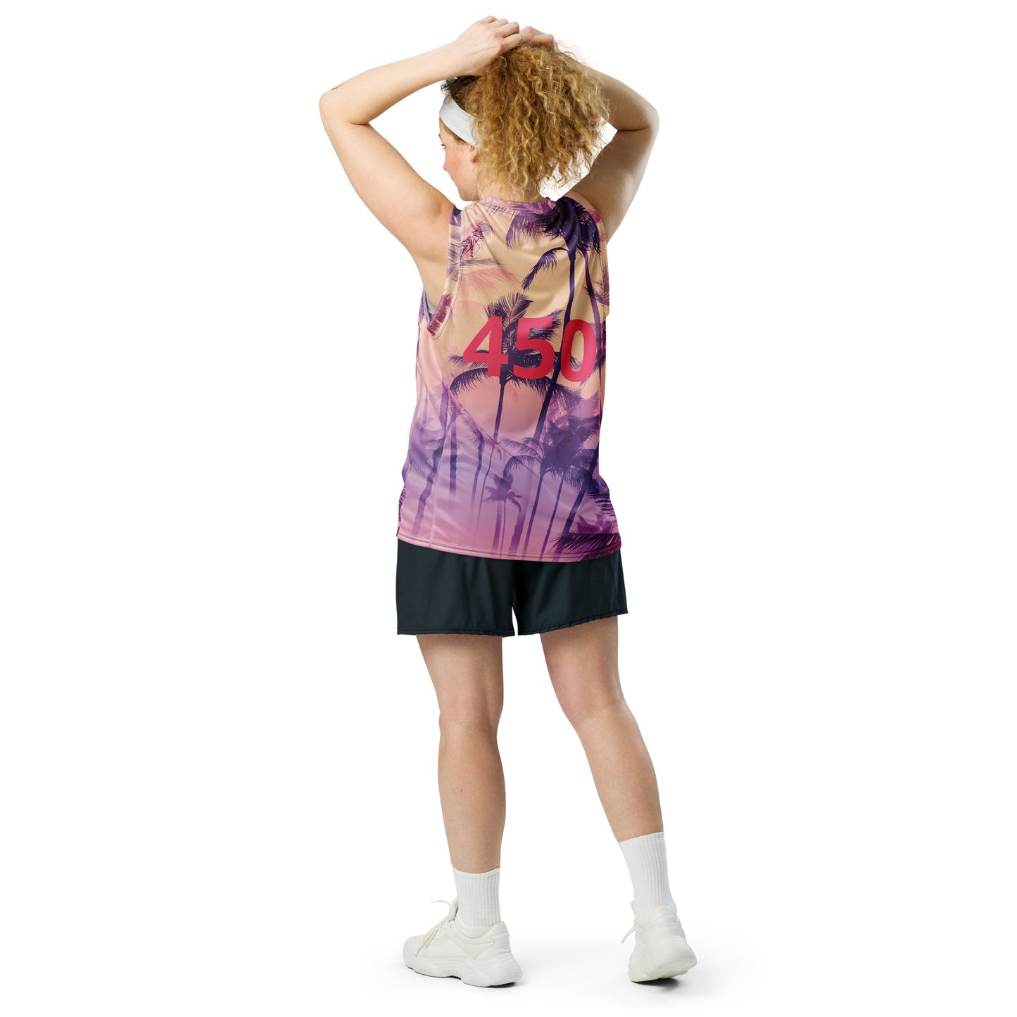 Recycled unisex basketball jersey
