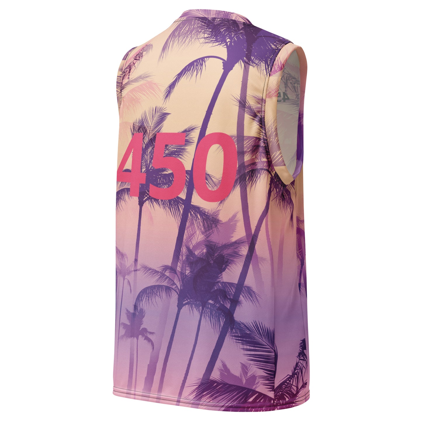 Recycled unisex basketball jersey