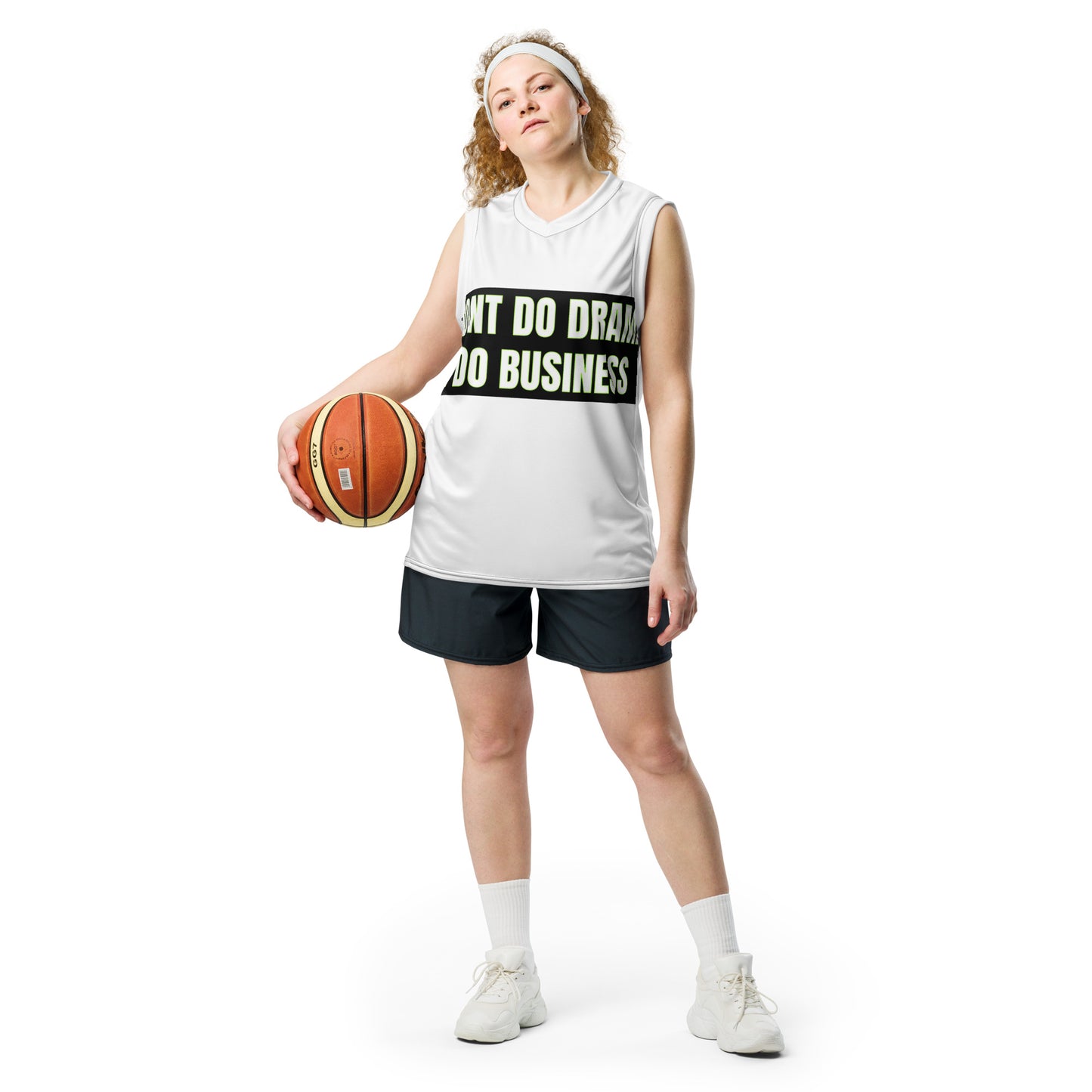 Recycled unisex basketball jersey