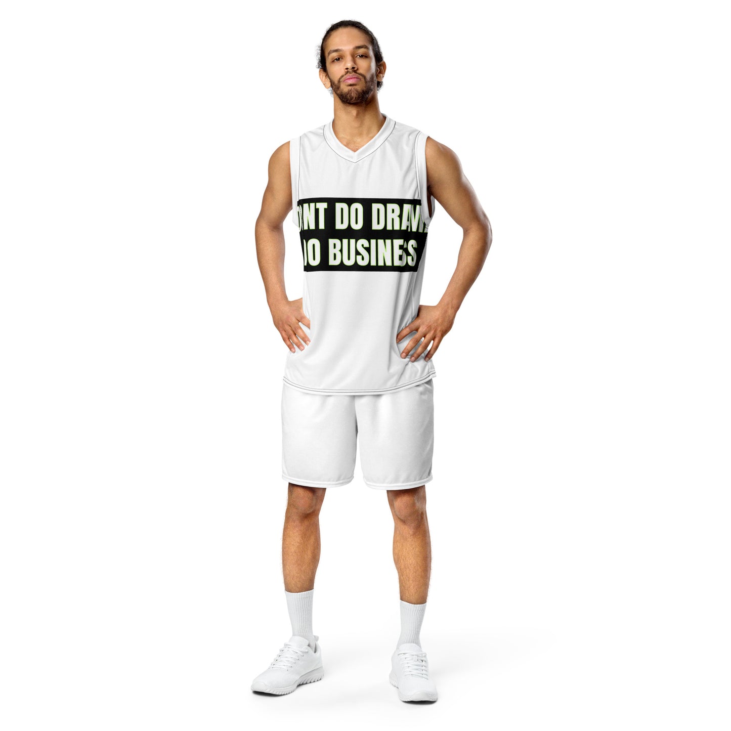 Recycled unisex basketball jersey