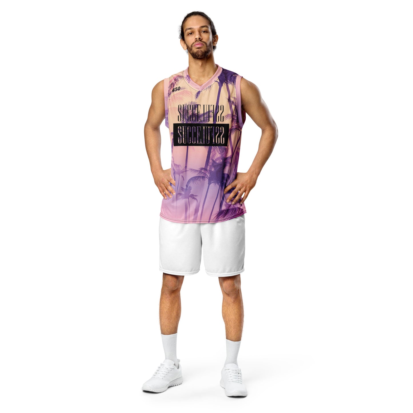 Recycled unisex basketball jersey