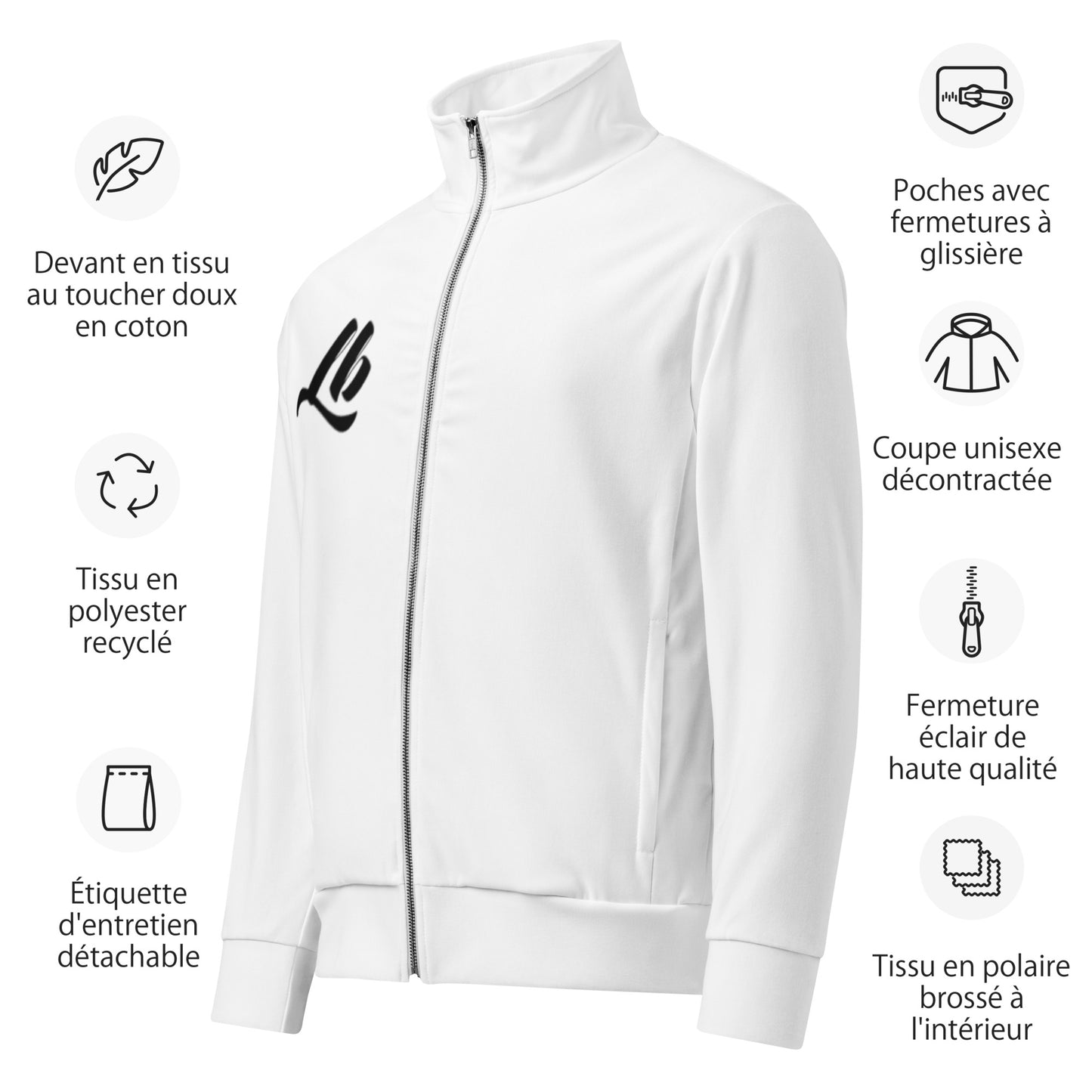 Unisex track jacket