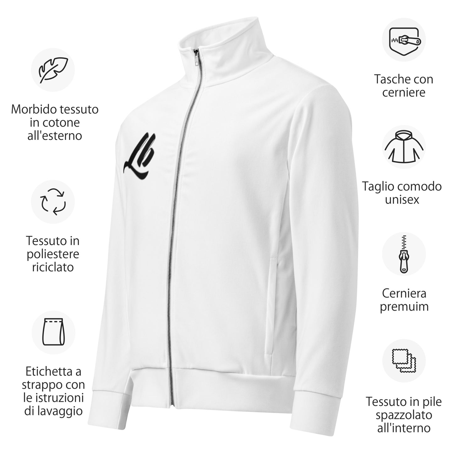 Unisex track jacket