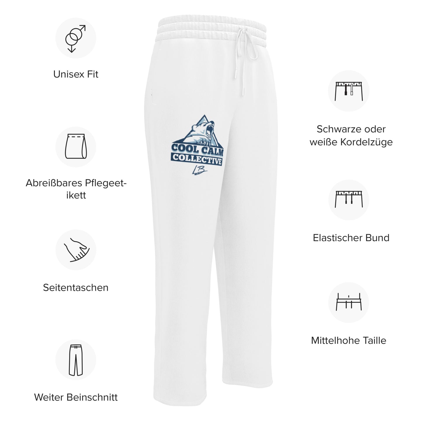 Wide-leg joggers