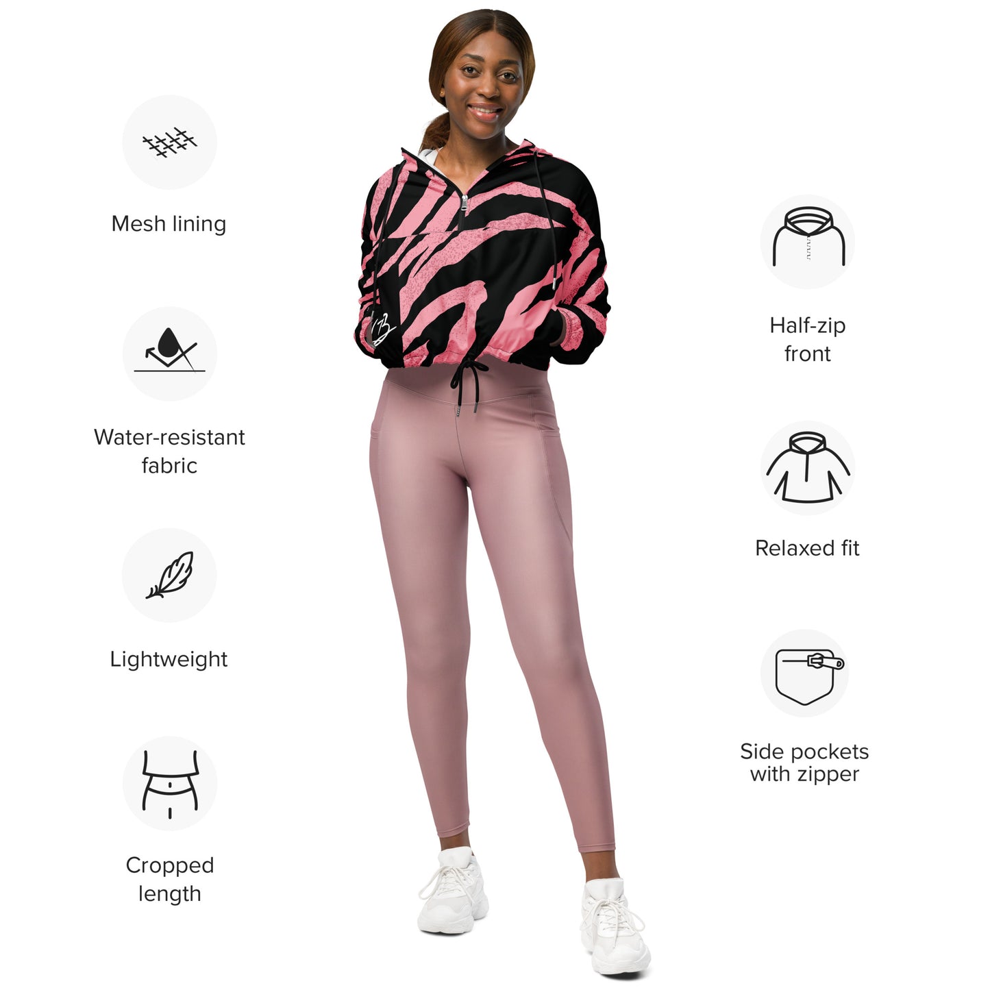 Women’s cropped windbreaker