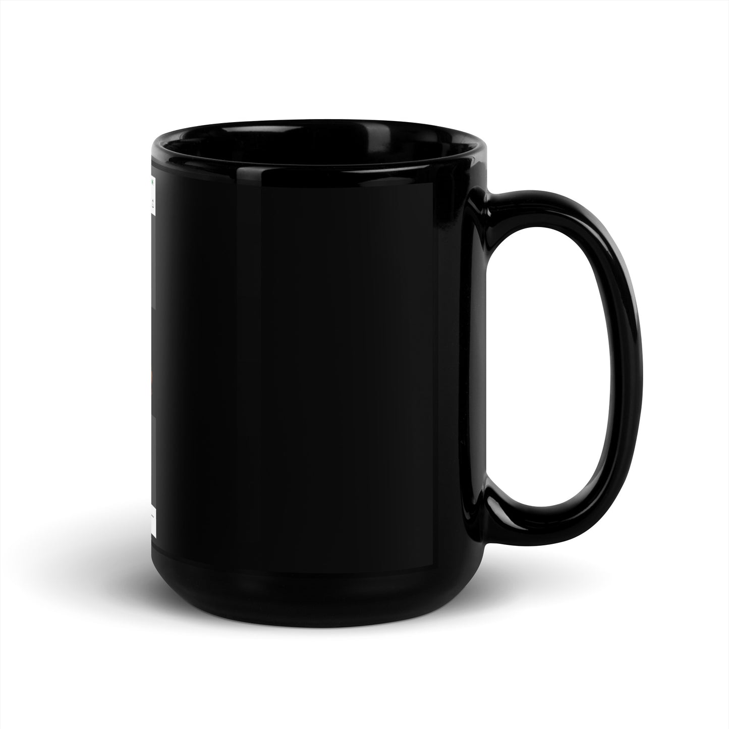 Black Glossy Mug regular flam