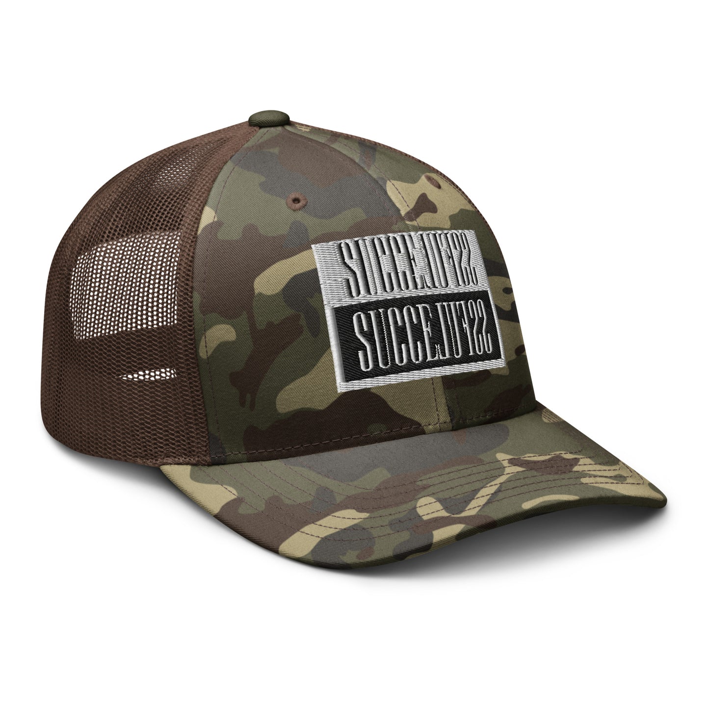 Camouflage trucker hat sale