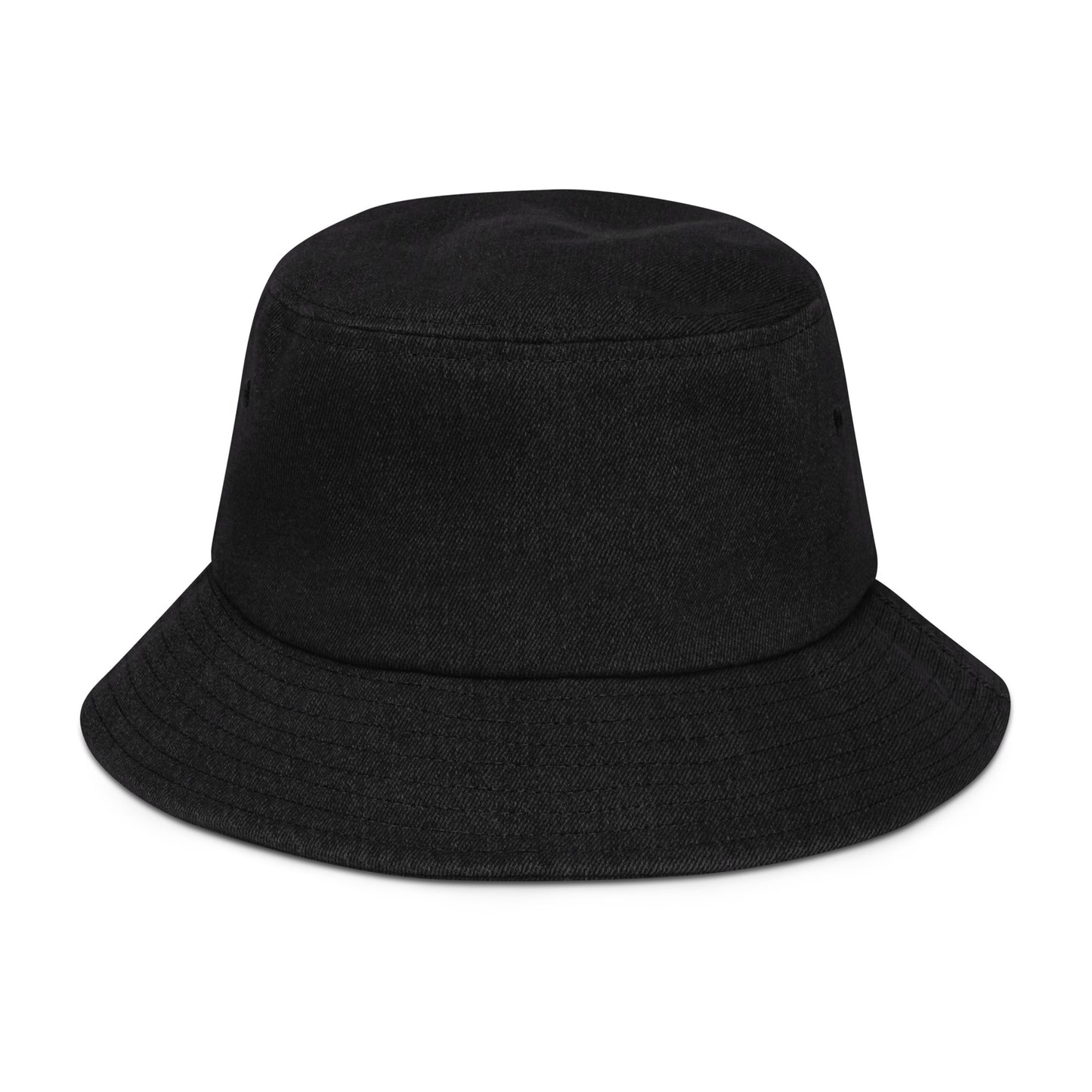 Denim bucket hat palm
