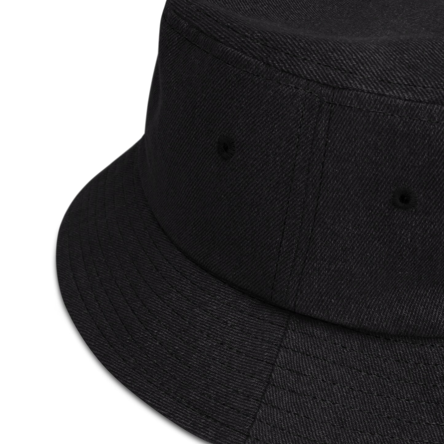 Denim bucket hat palm