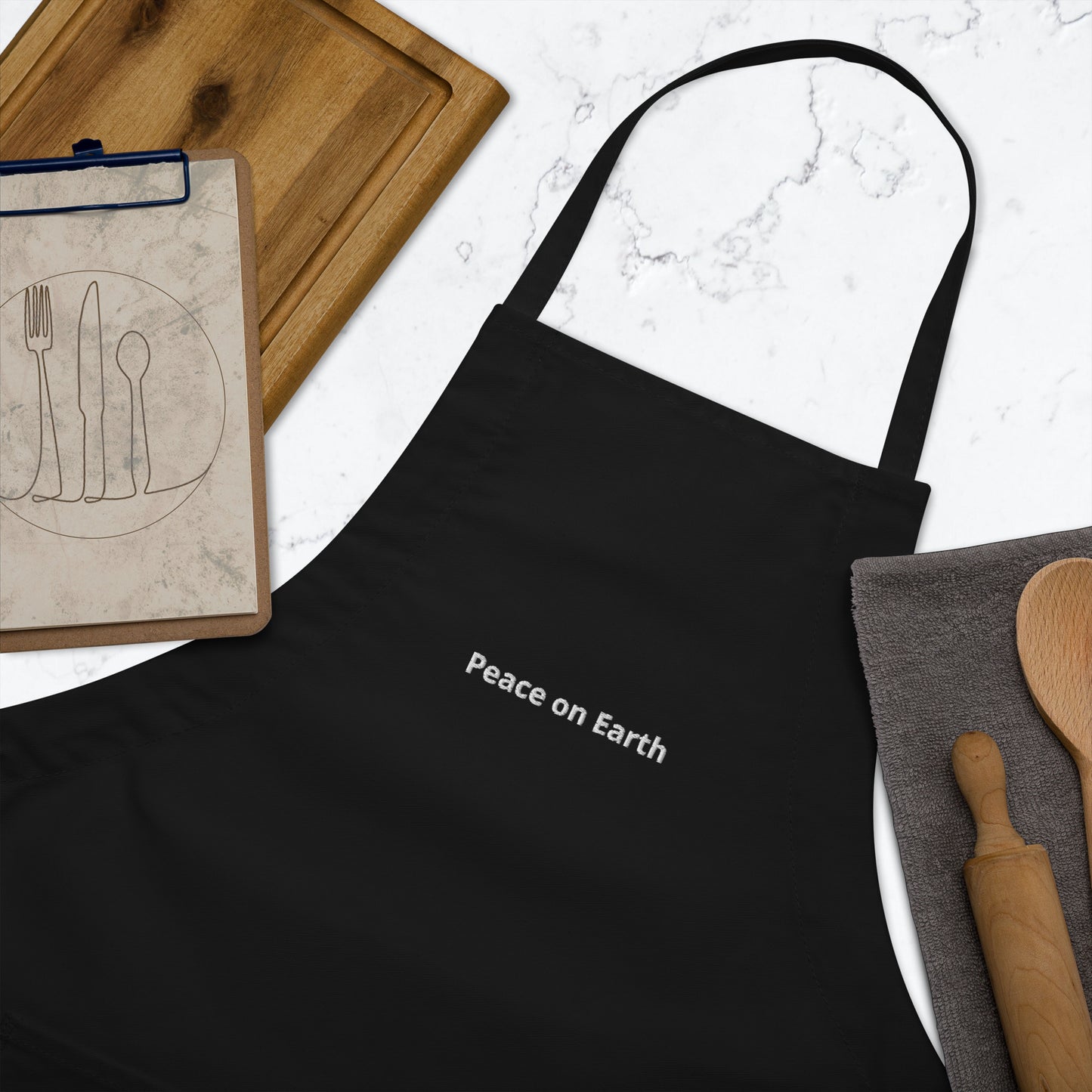 Embroidered Apron