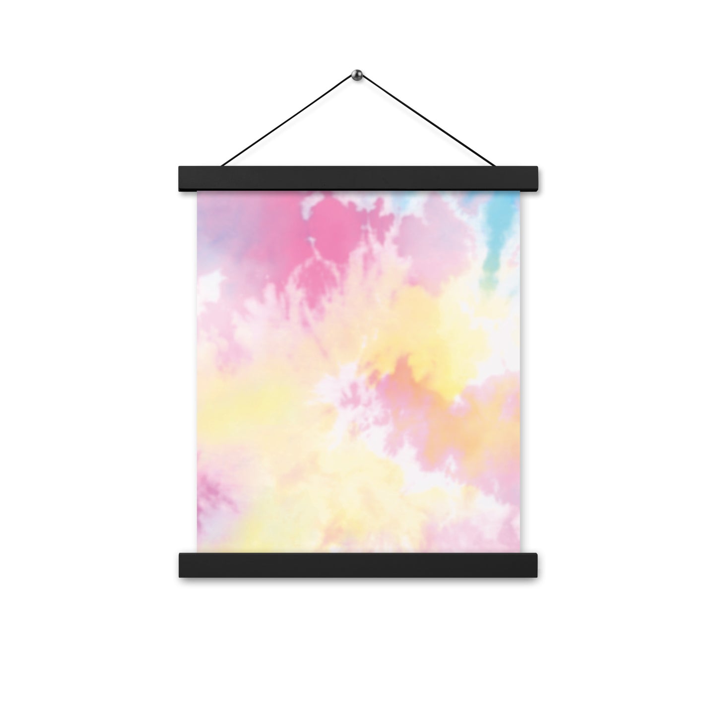 Poster with hangers