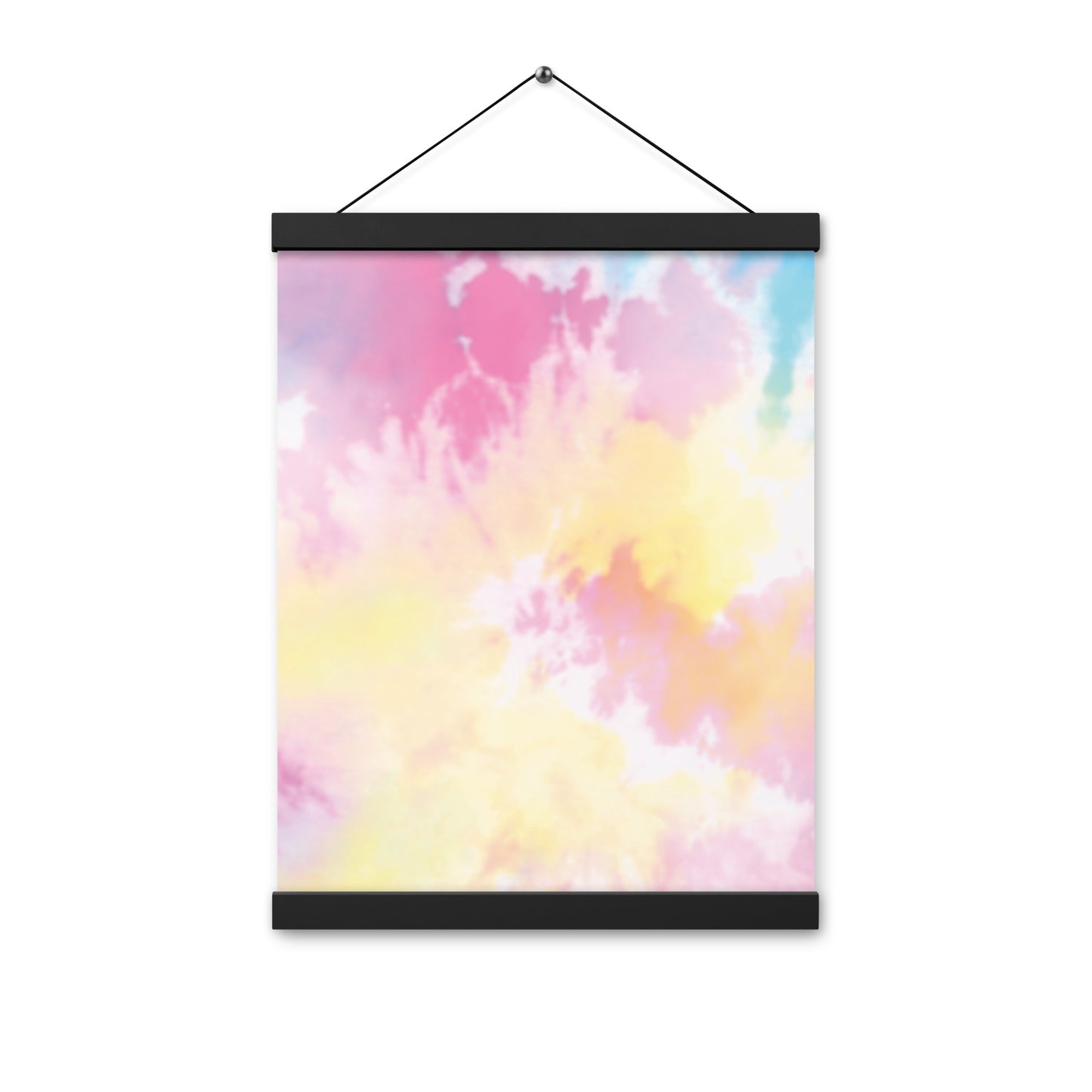 Poster with hangers