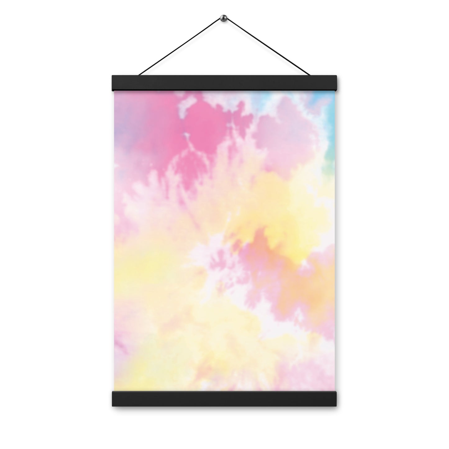 Poster with hangers