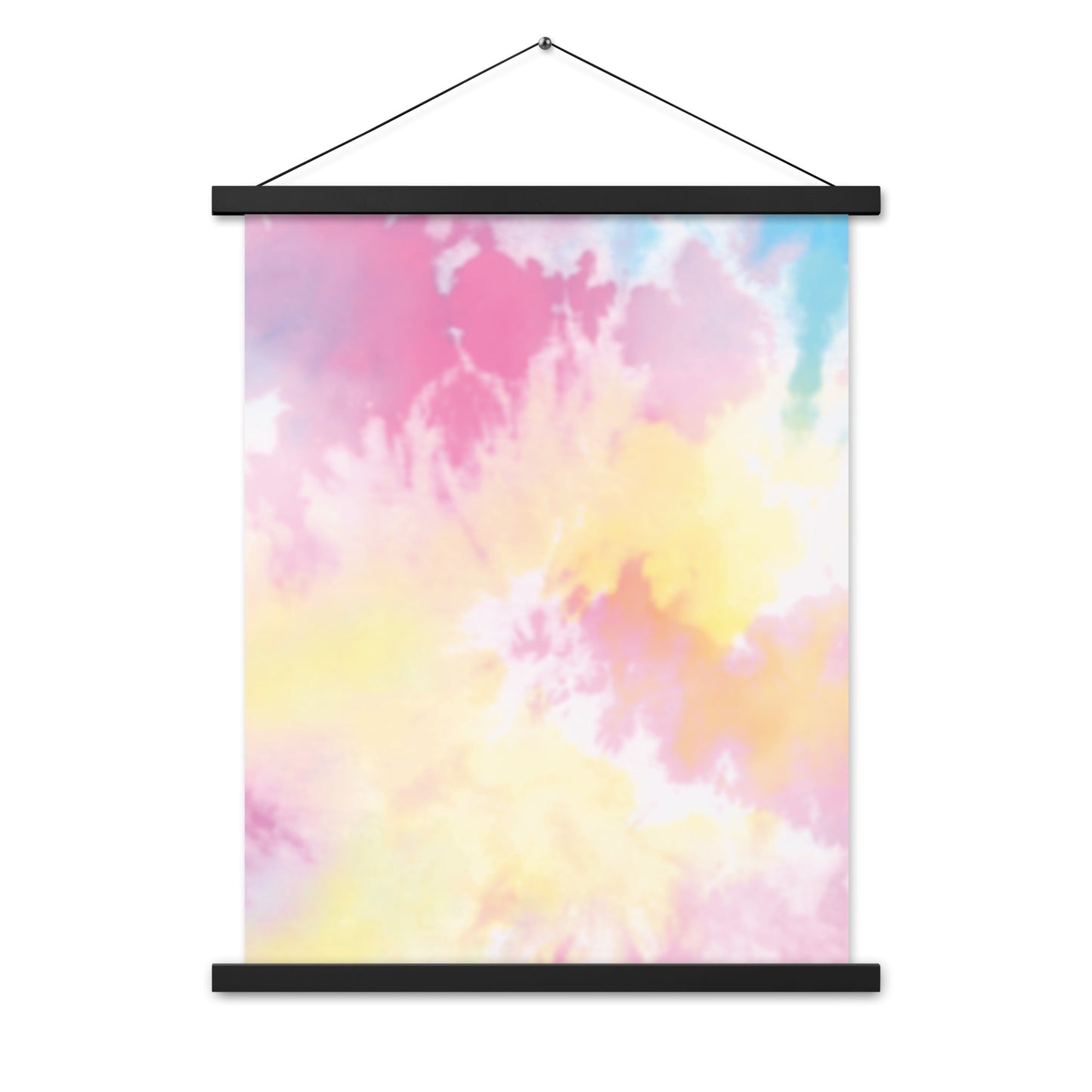 Poster with hangers