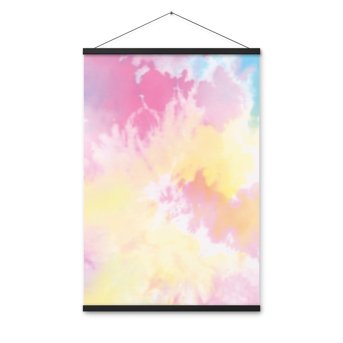 Poster with hangers
