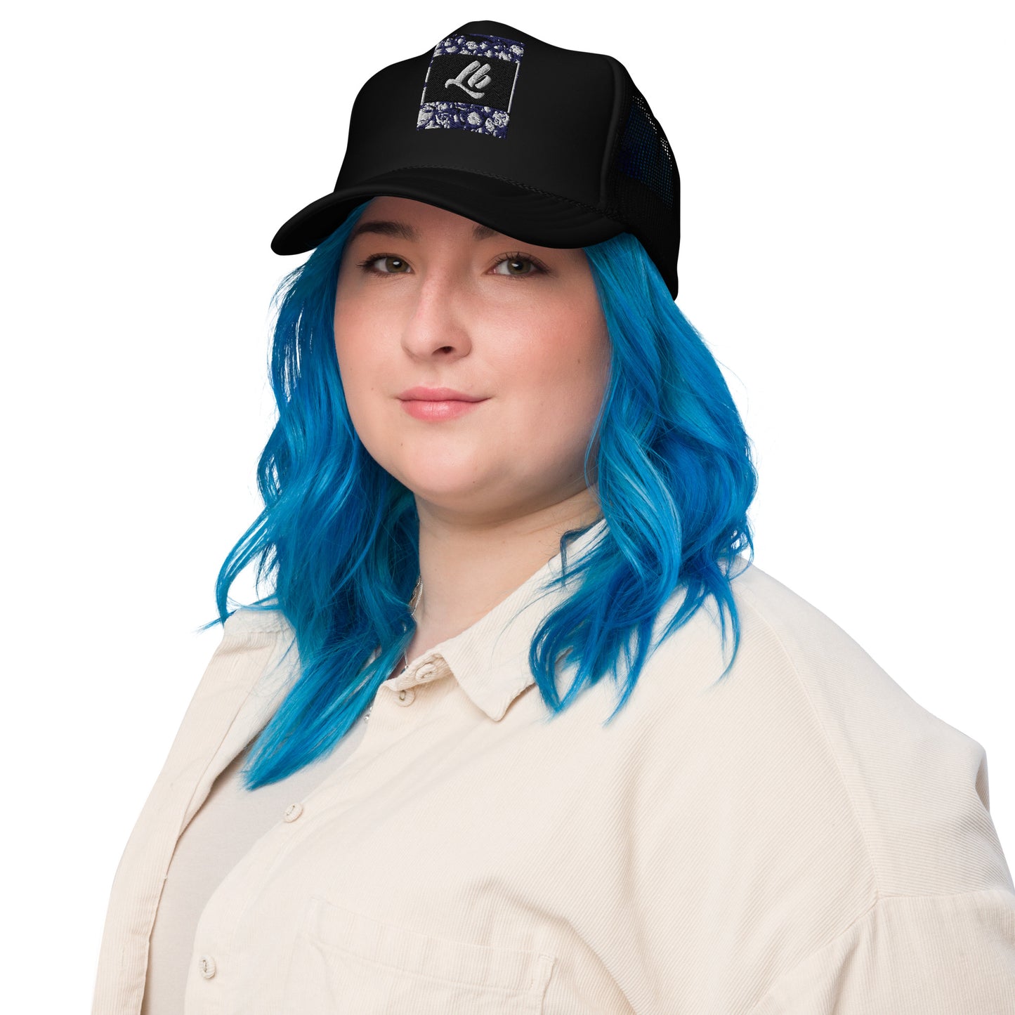Foam trucker hat lb blueberry