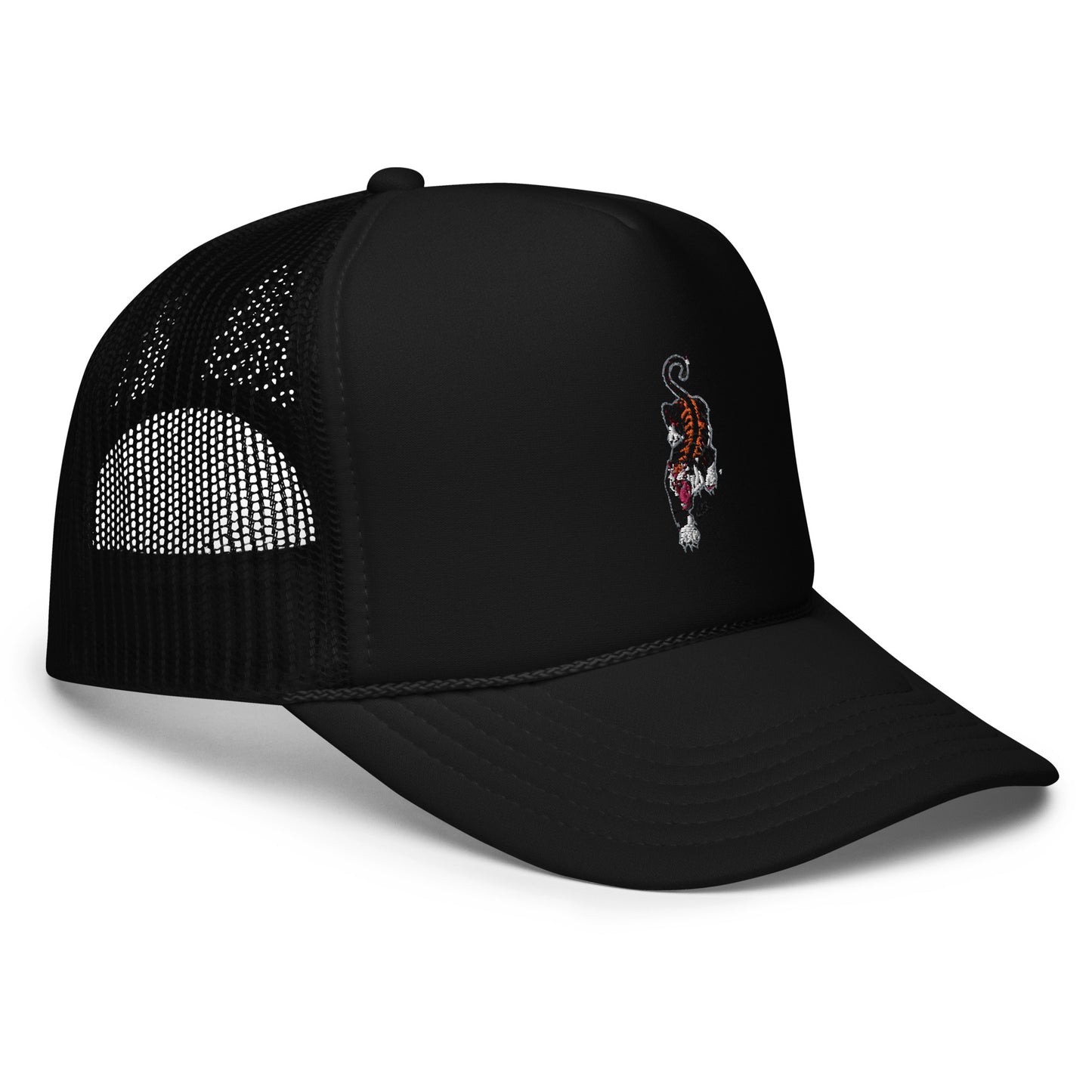 Foam trucker hat tiger red