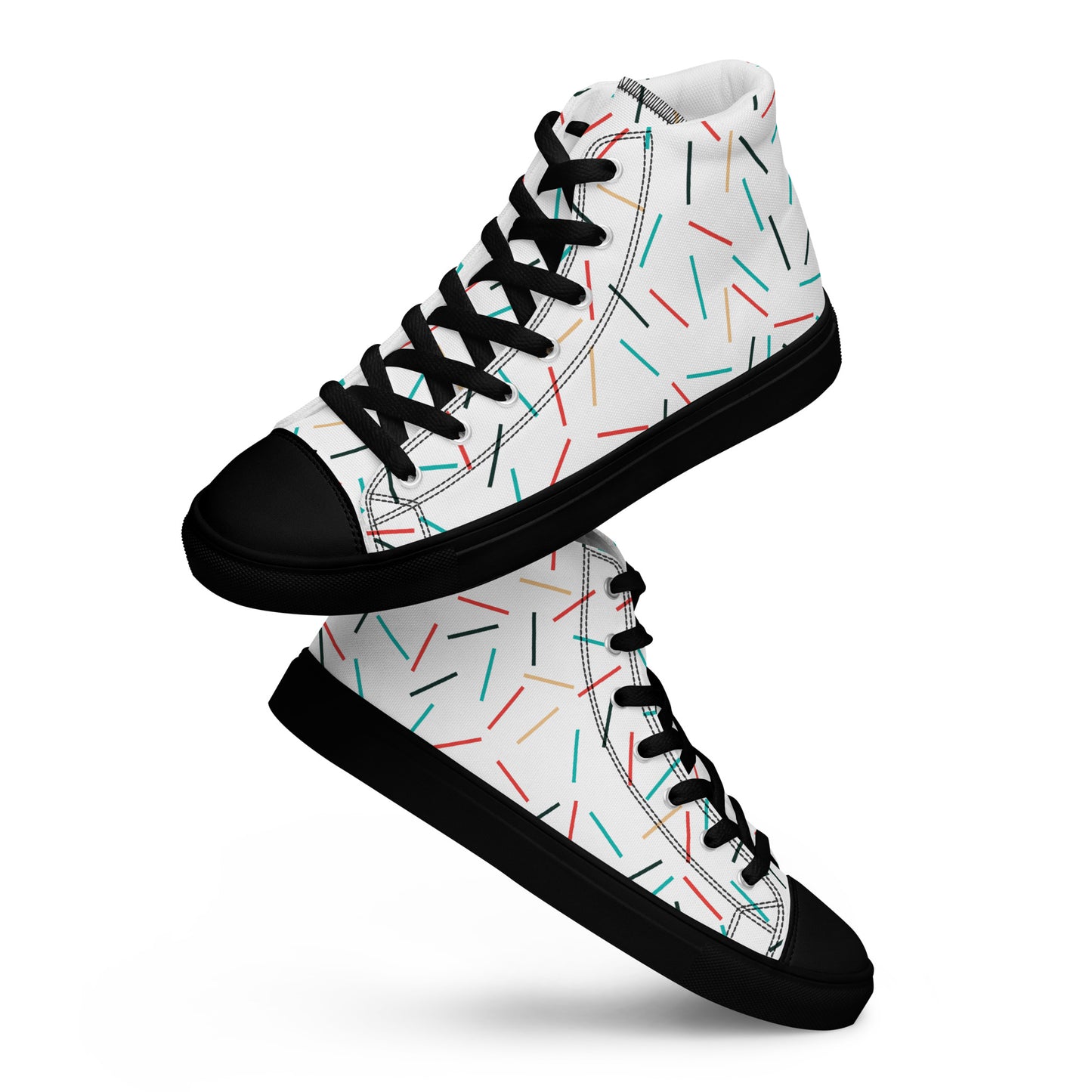 Men’s high top canvas shoes