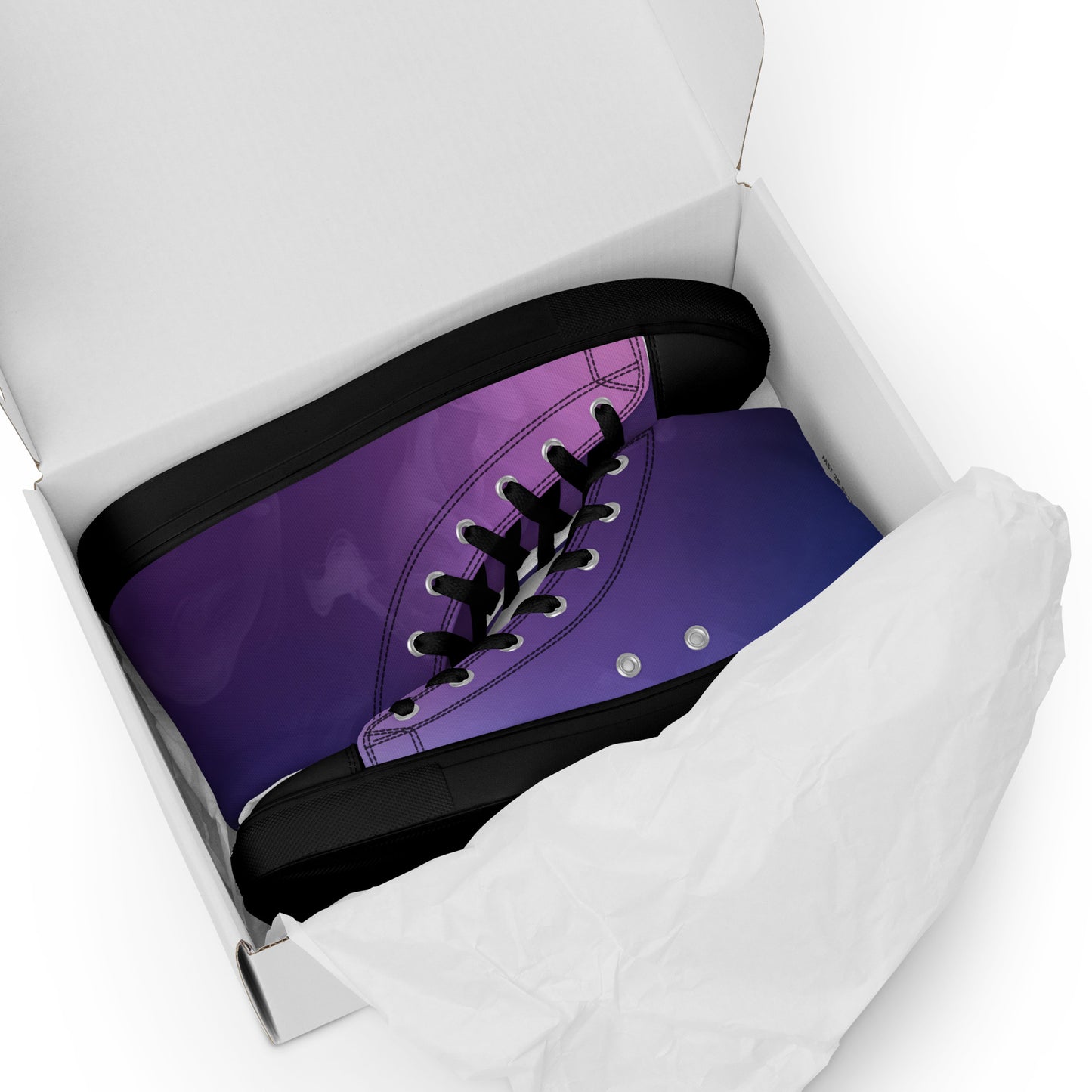 Men’s high top canvas shoes