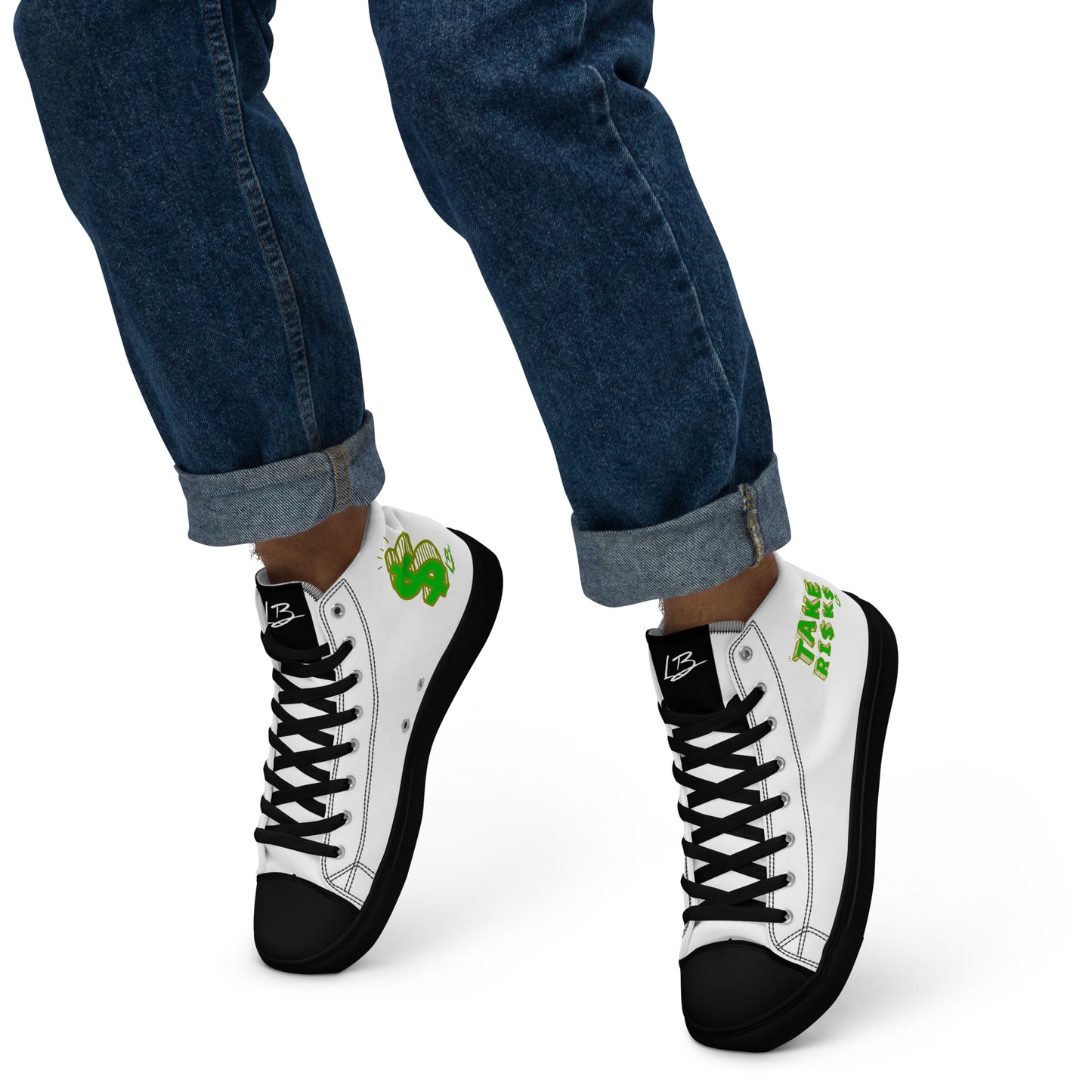 Men’s high top canvas shoes