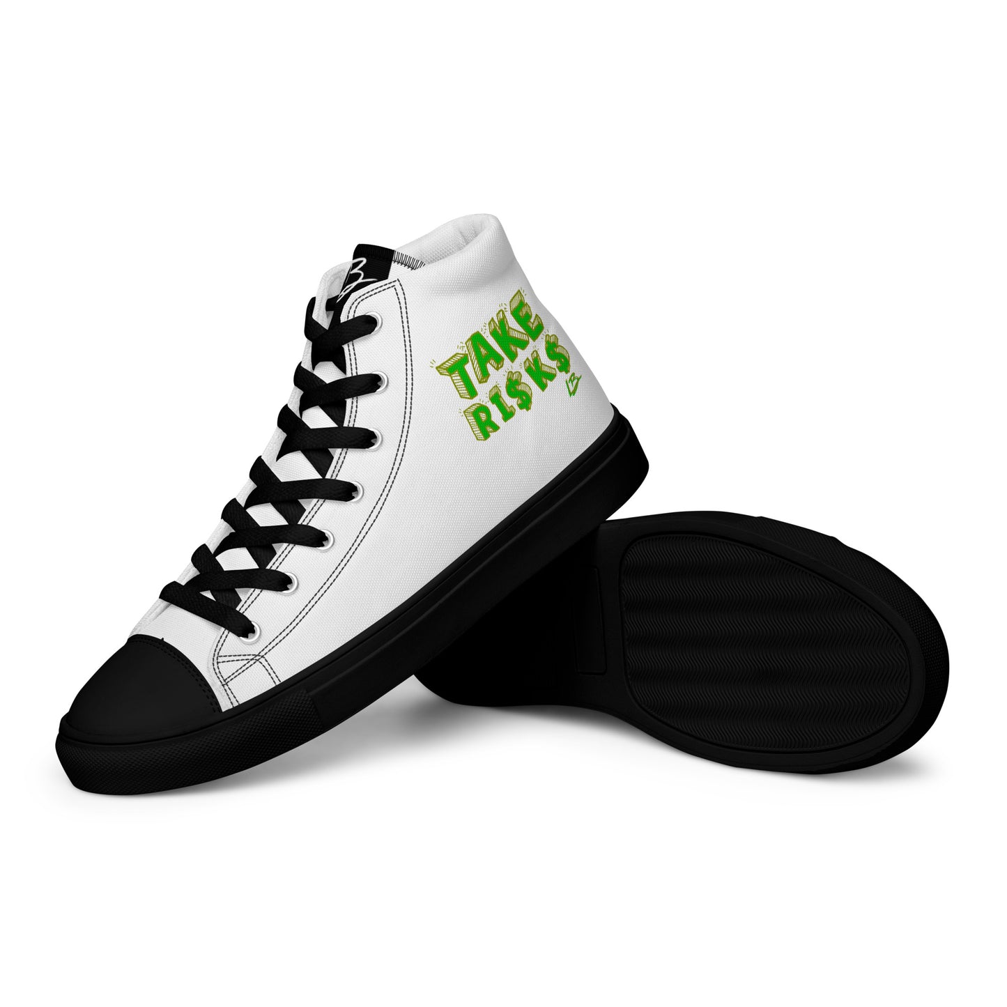 Men’s high top canvas shoes