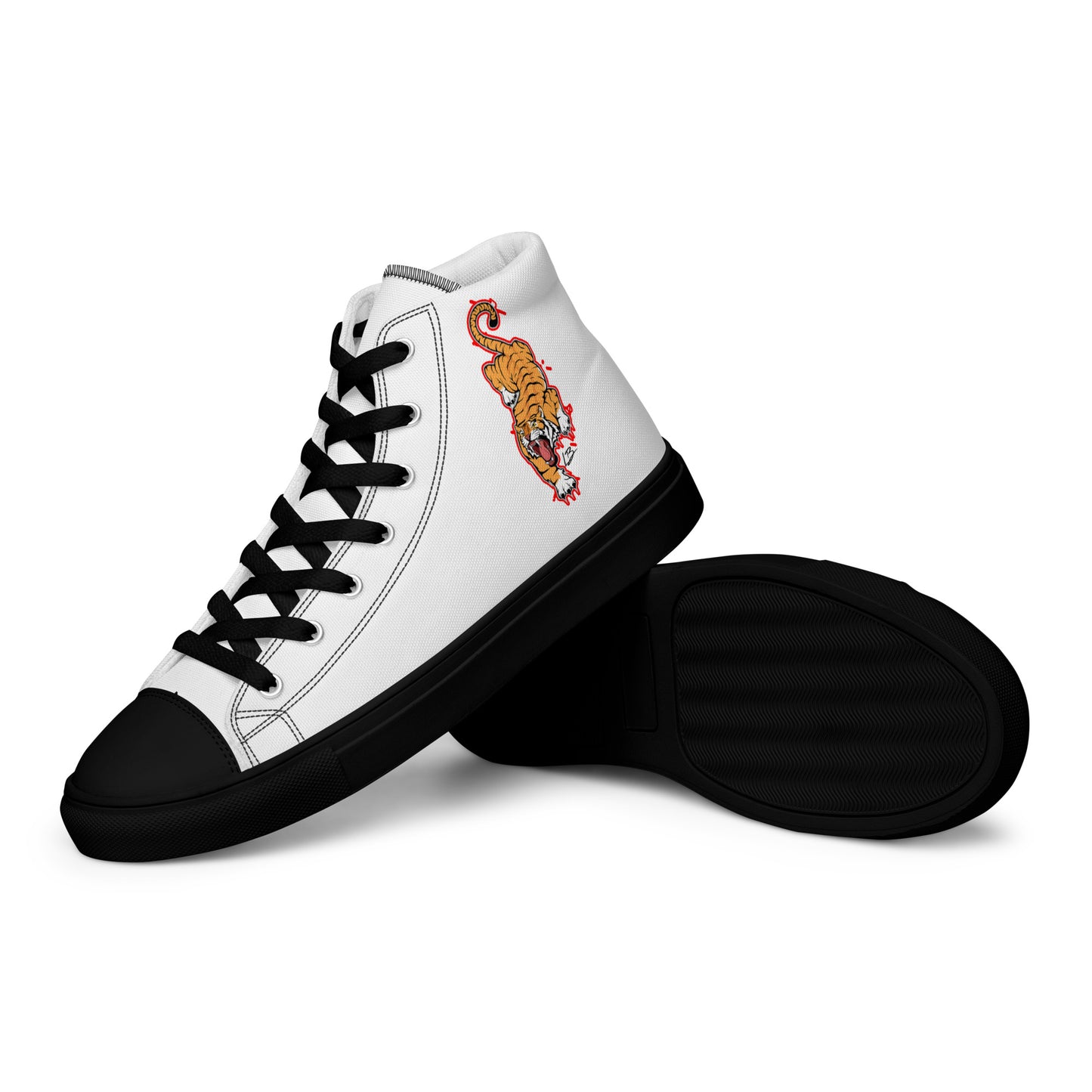 Men’s high top canvas shoes