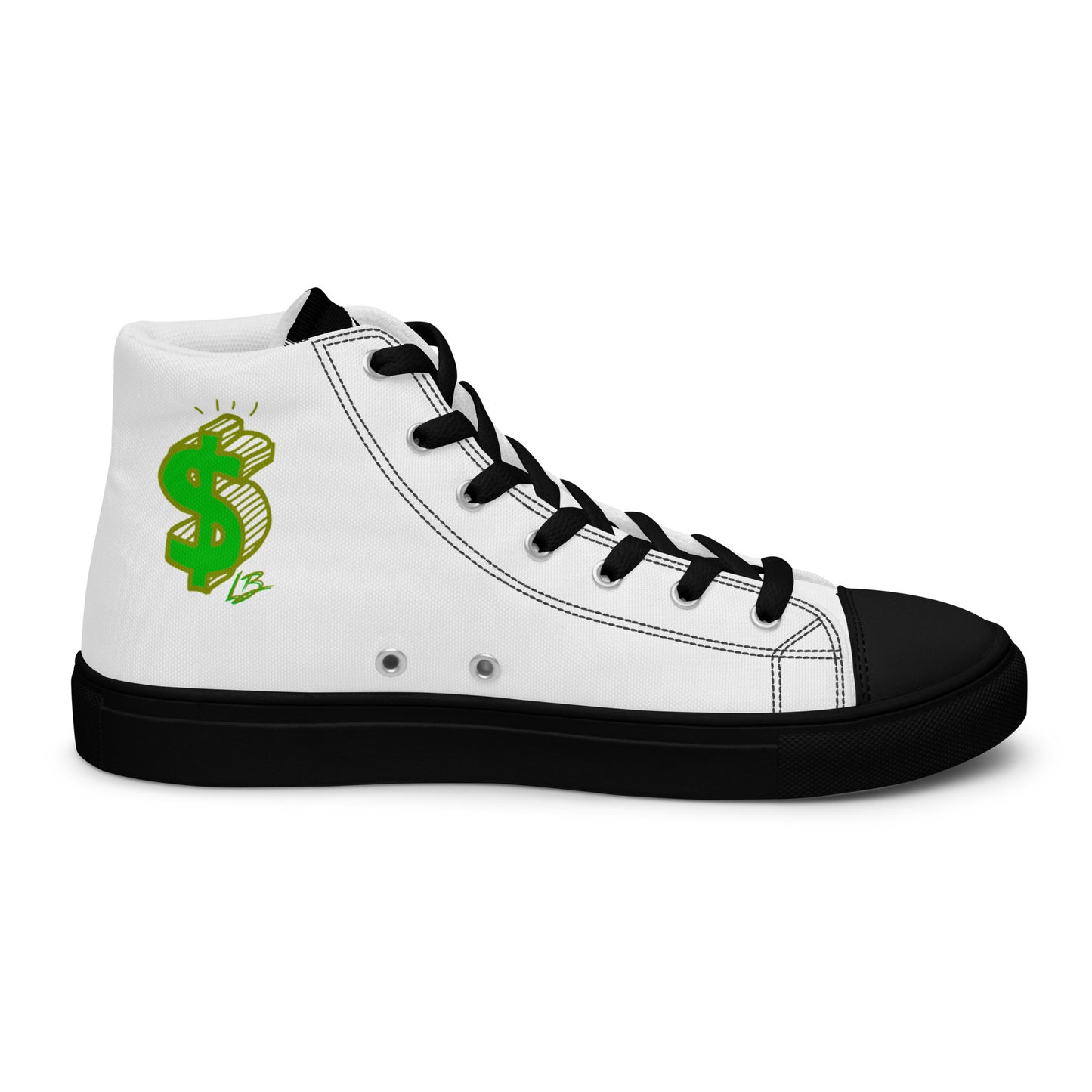 Men’s high top canvas shoes