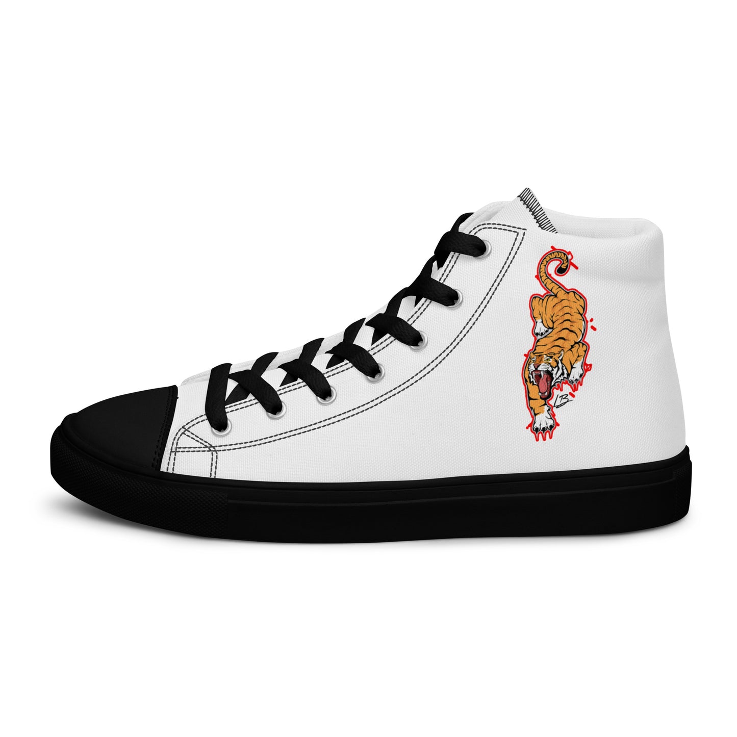 Men’s high top canvas shoes