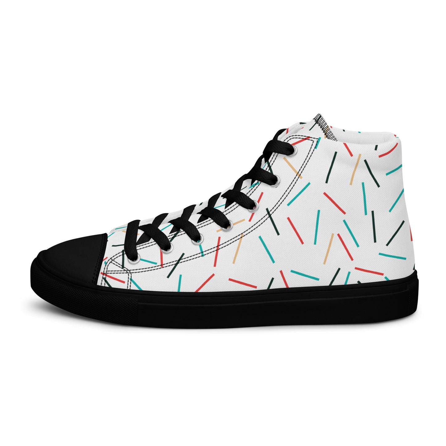 Men’s high top canvas shoes