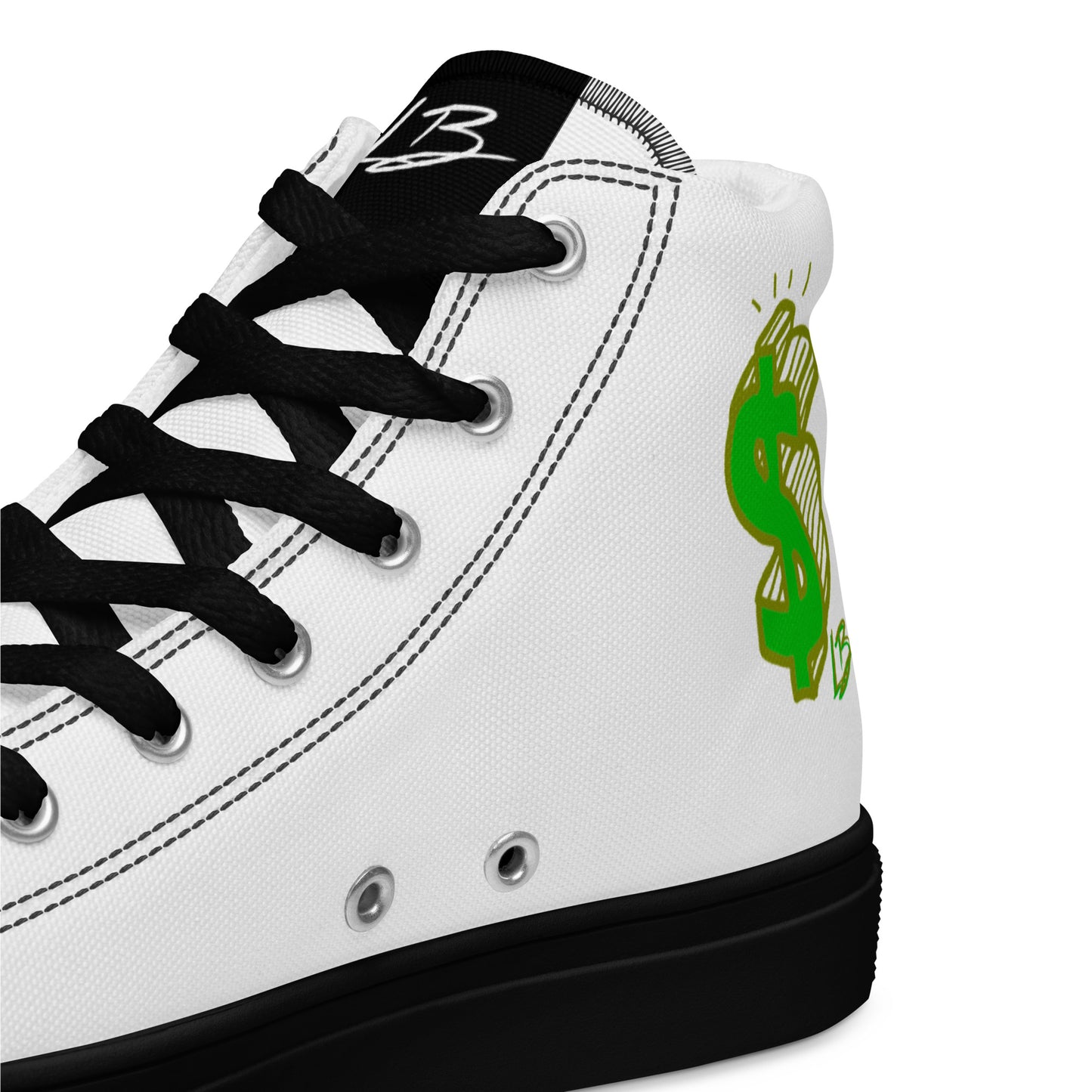 Men’s high top canvas shoes