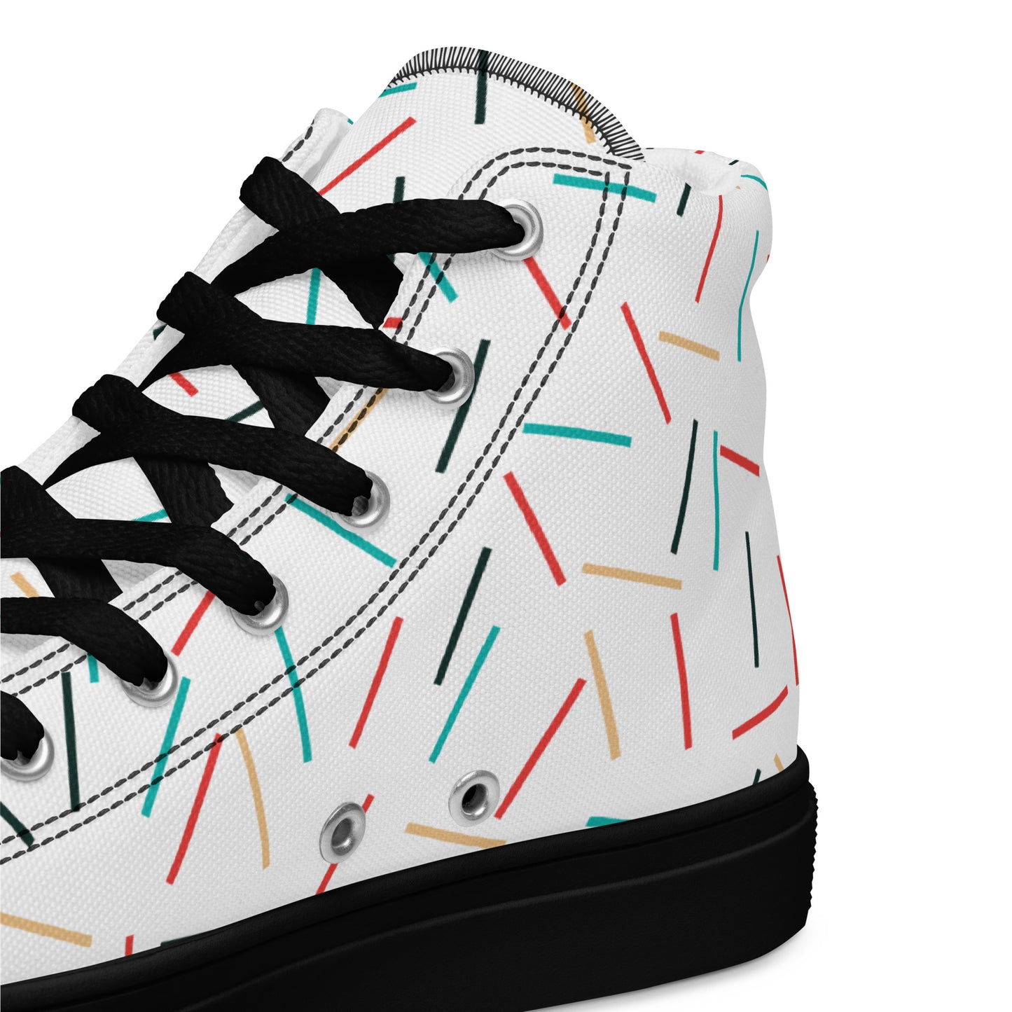 Men’s high top canvas shoes