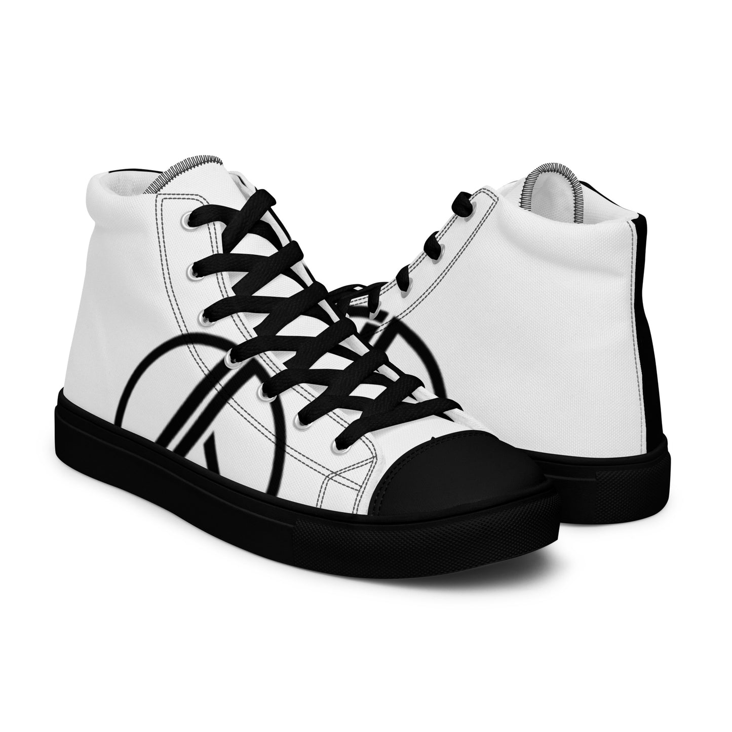 Men’s high top canvas shoes