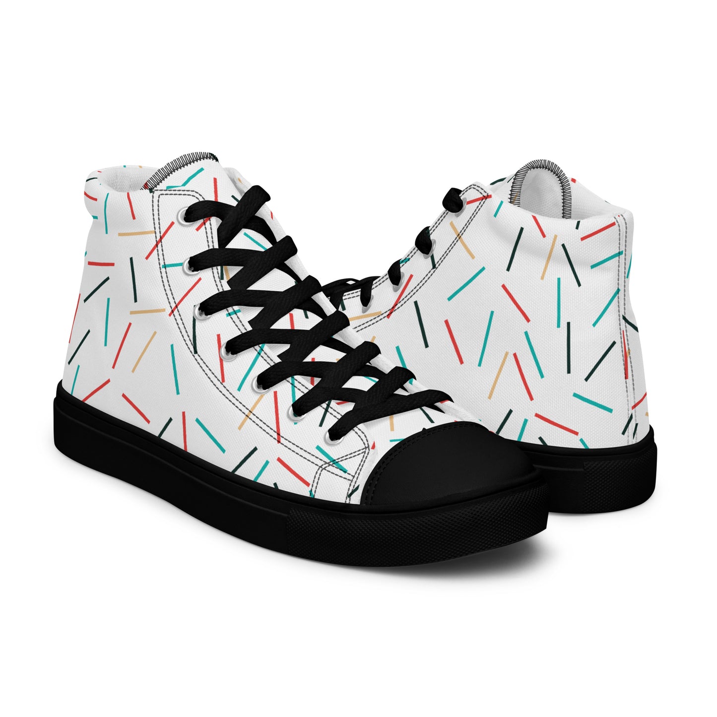 Men’s high top canvas shoes
