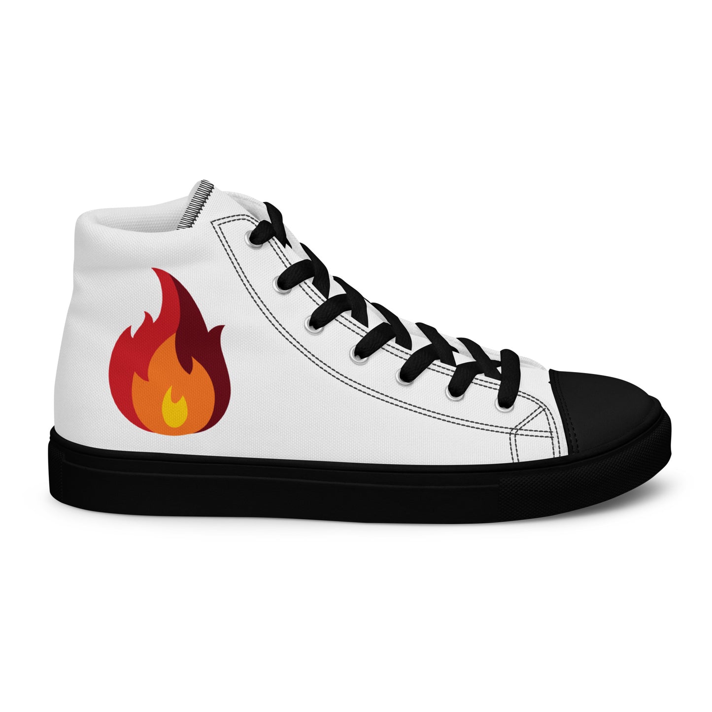 Men’s high top canvas shoes