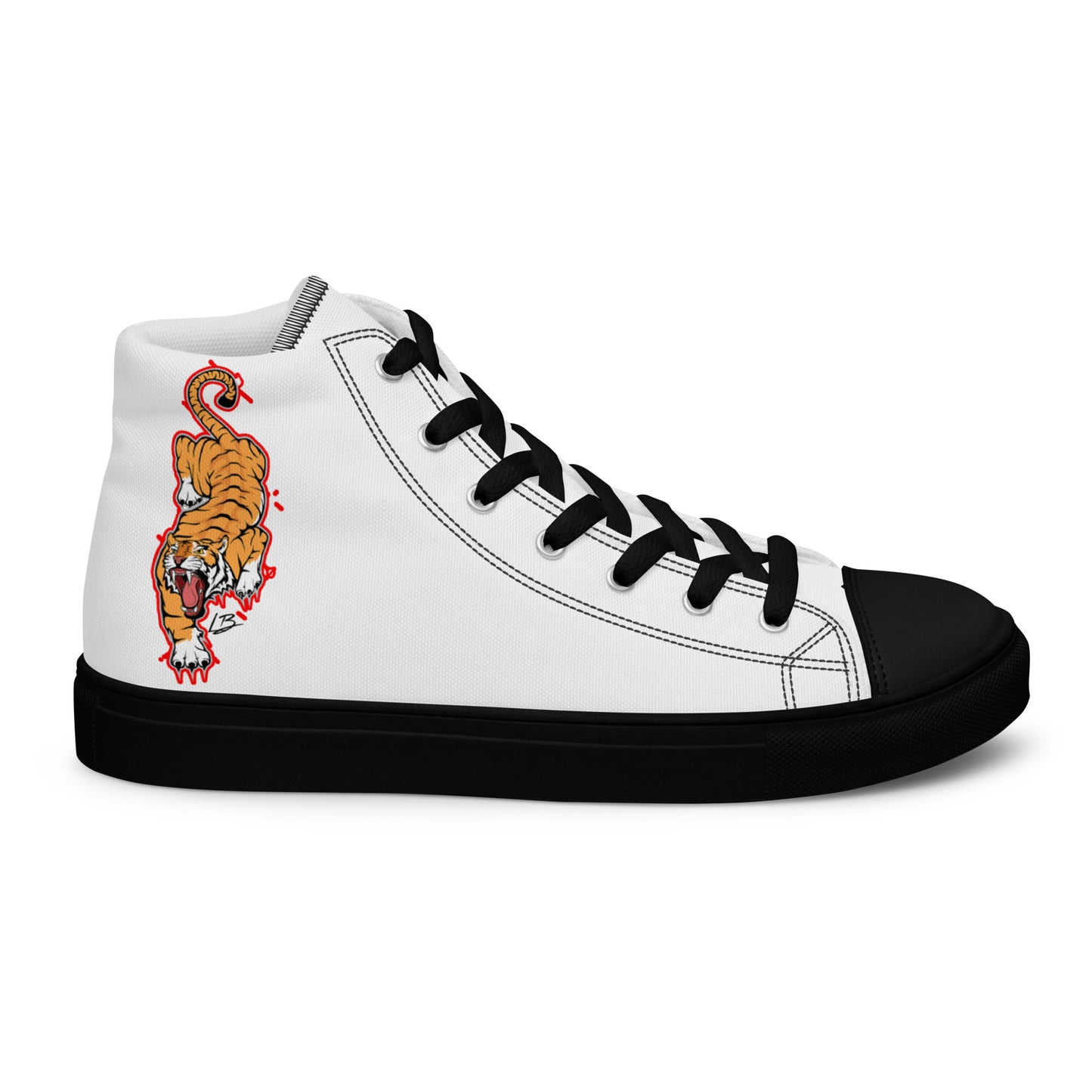 Men’s high top canvas shoes