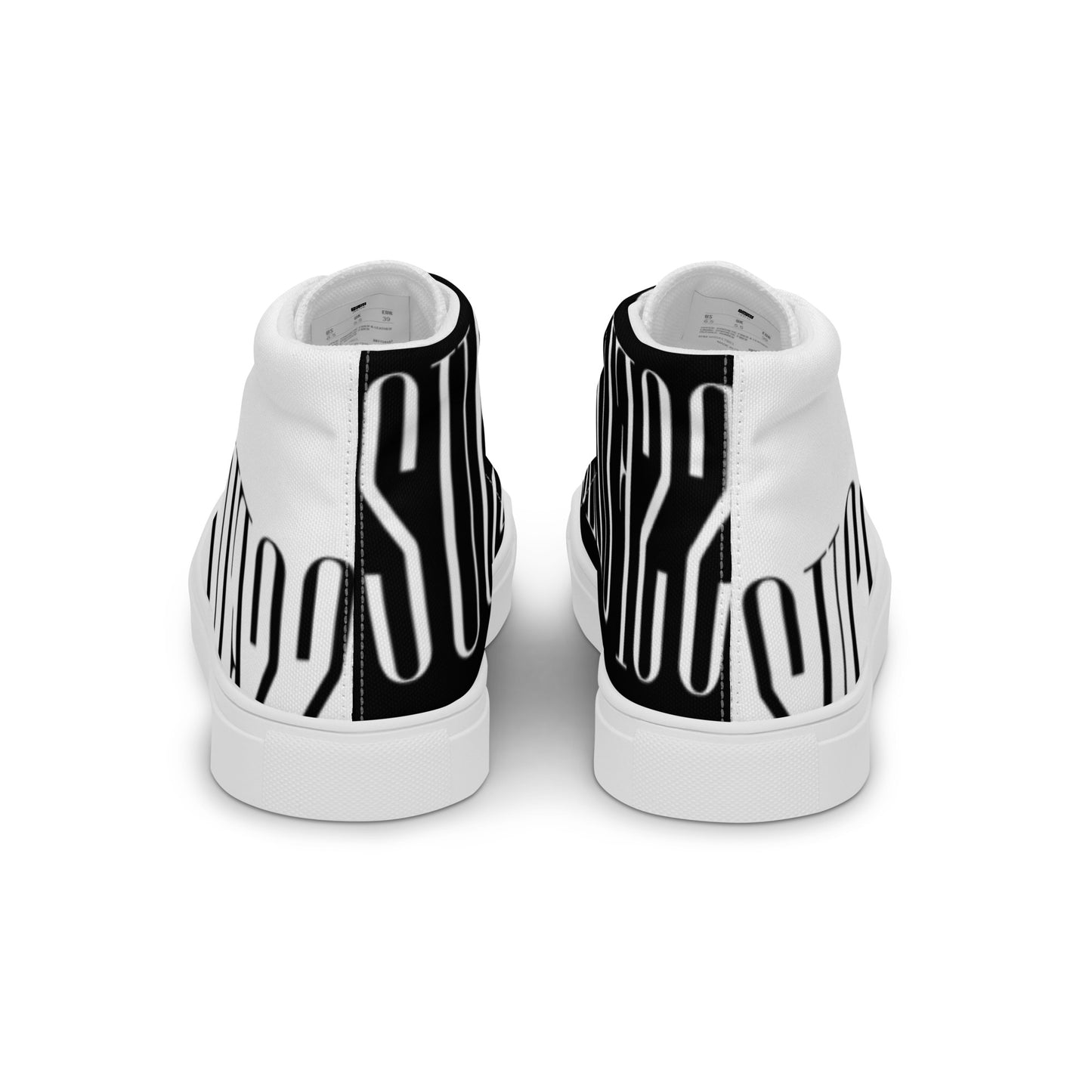 Men’s high top canvas shoes